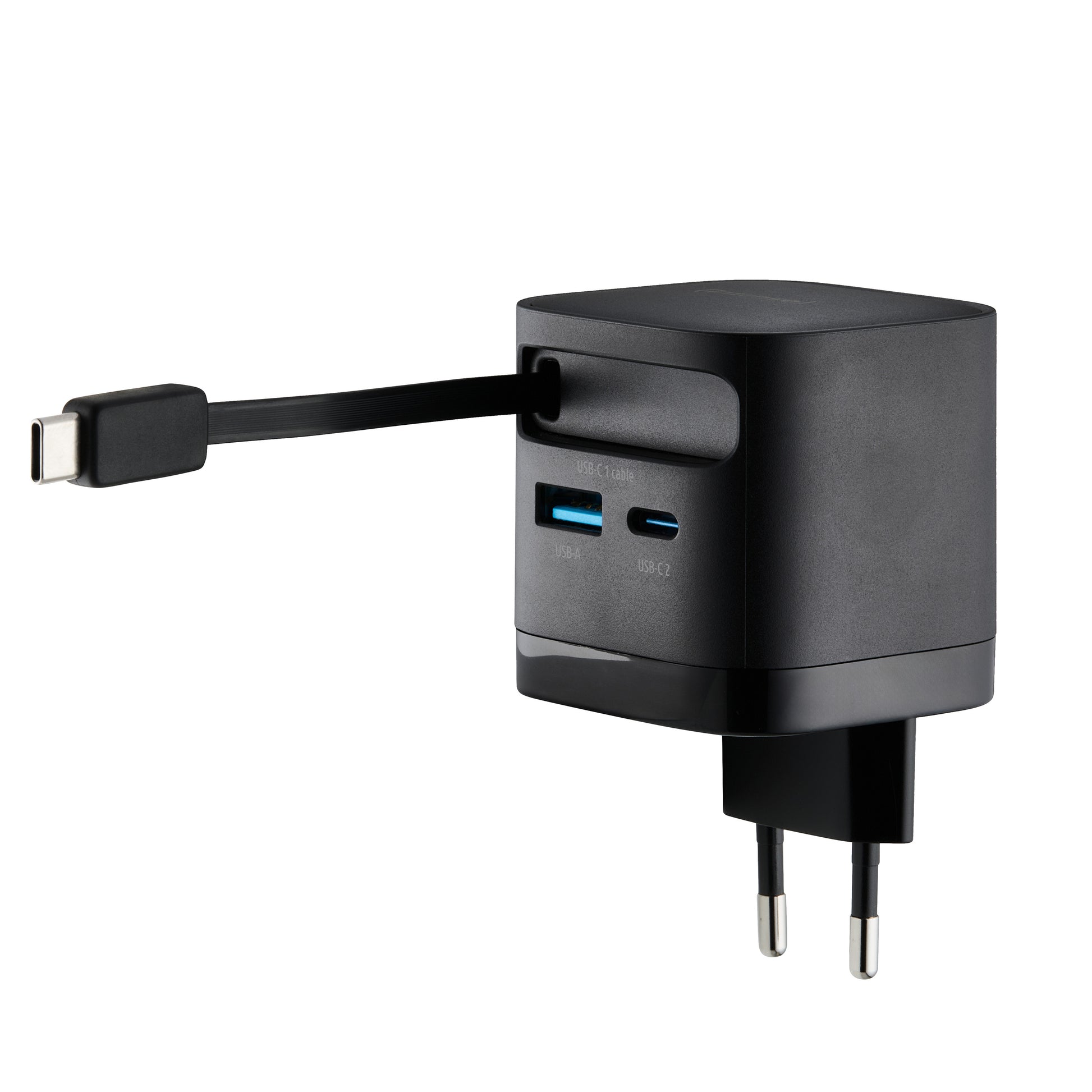 Intenso 7806520 USB-Ladegerät 65 W – GaN, PD 3.0/PPS/QC 4.0 – EU-Stecker (Typ C) – Schwarz