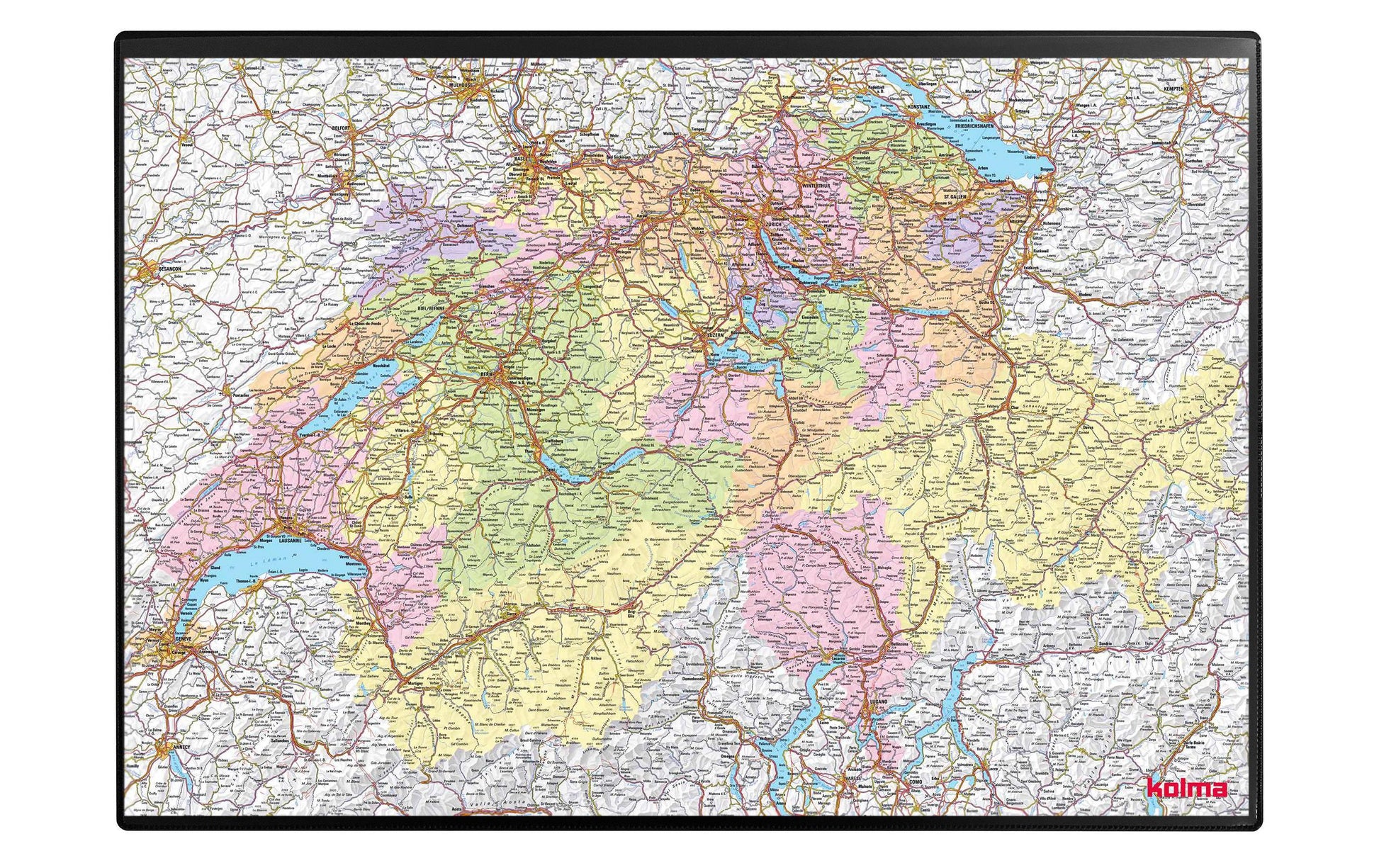 Kolma Schreibunterlage – Schweiz – 500 × 340 mm – Kunststoff, rutschfest