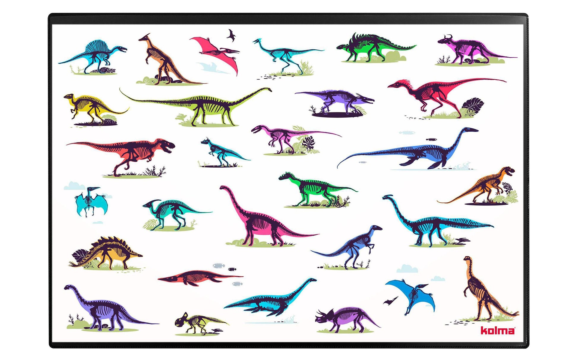 Kolma Schreibunterlage – Dinosaurier – 500 × 340 mm – PP, rutschfest