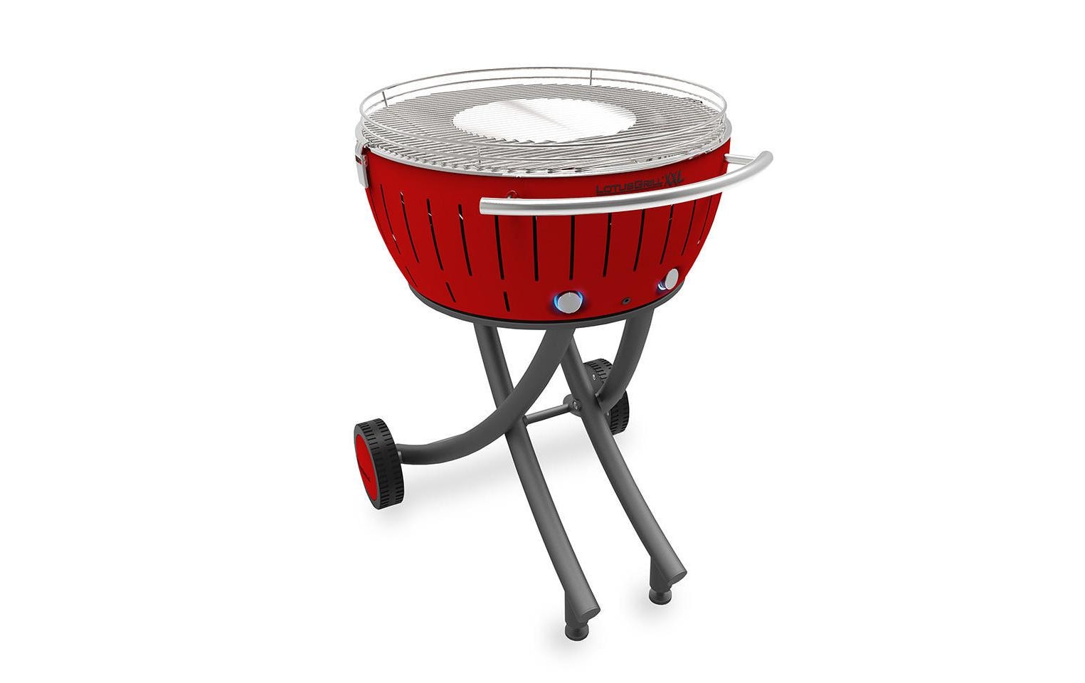LotusGrill Gartengrill XXL – 57,6 cm Grillfläche, 7,2 kg – Rot