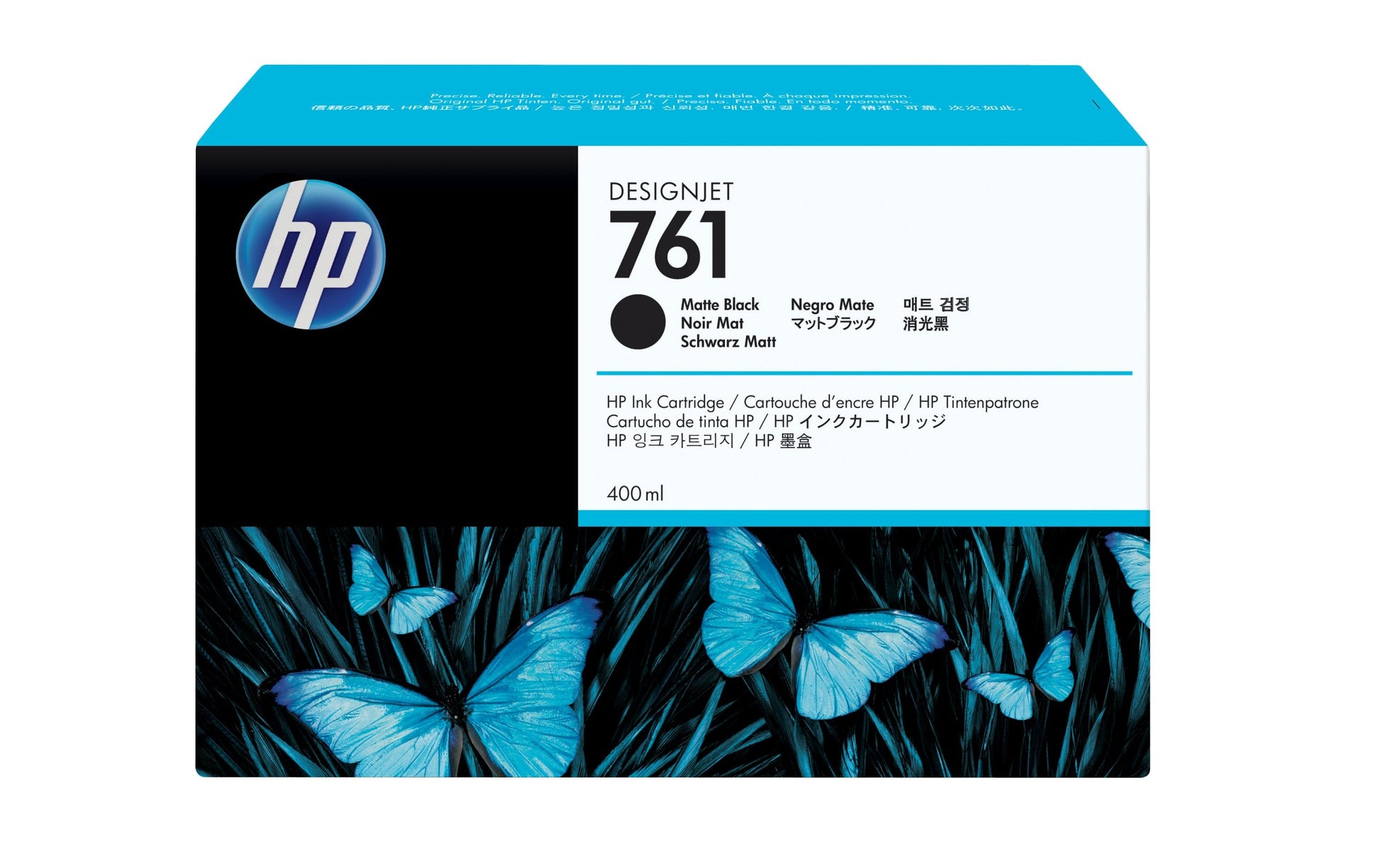 HP Tintenpatrone 761, Schwarz – für Inkjetdrucker