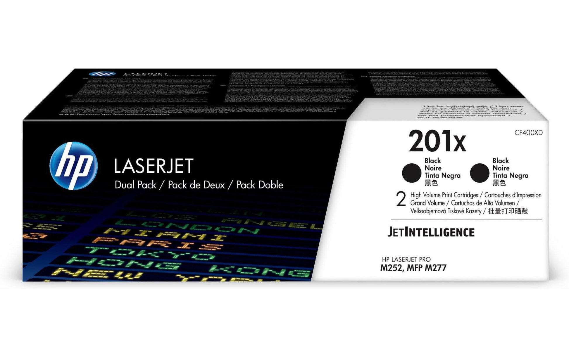HP Toner-Multipack 201X – Schwarz, 2800 Seiten