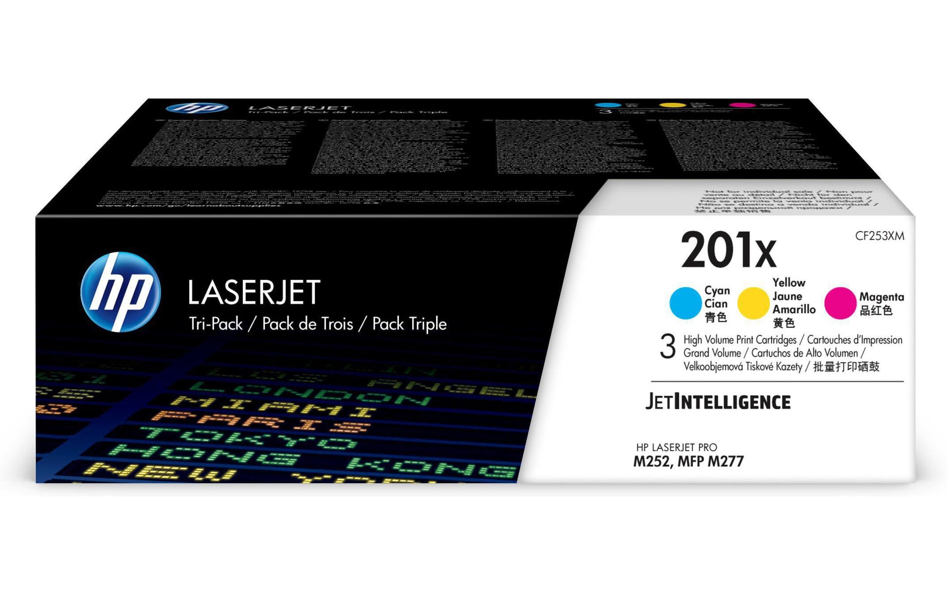 HP Toner-Multipack 201X – C/M/Y, 2300 Seiten