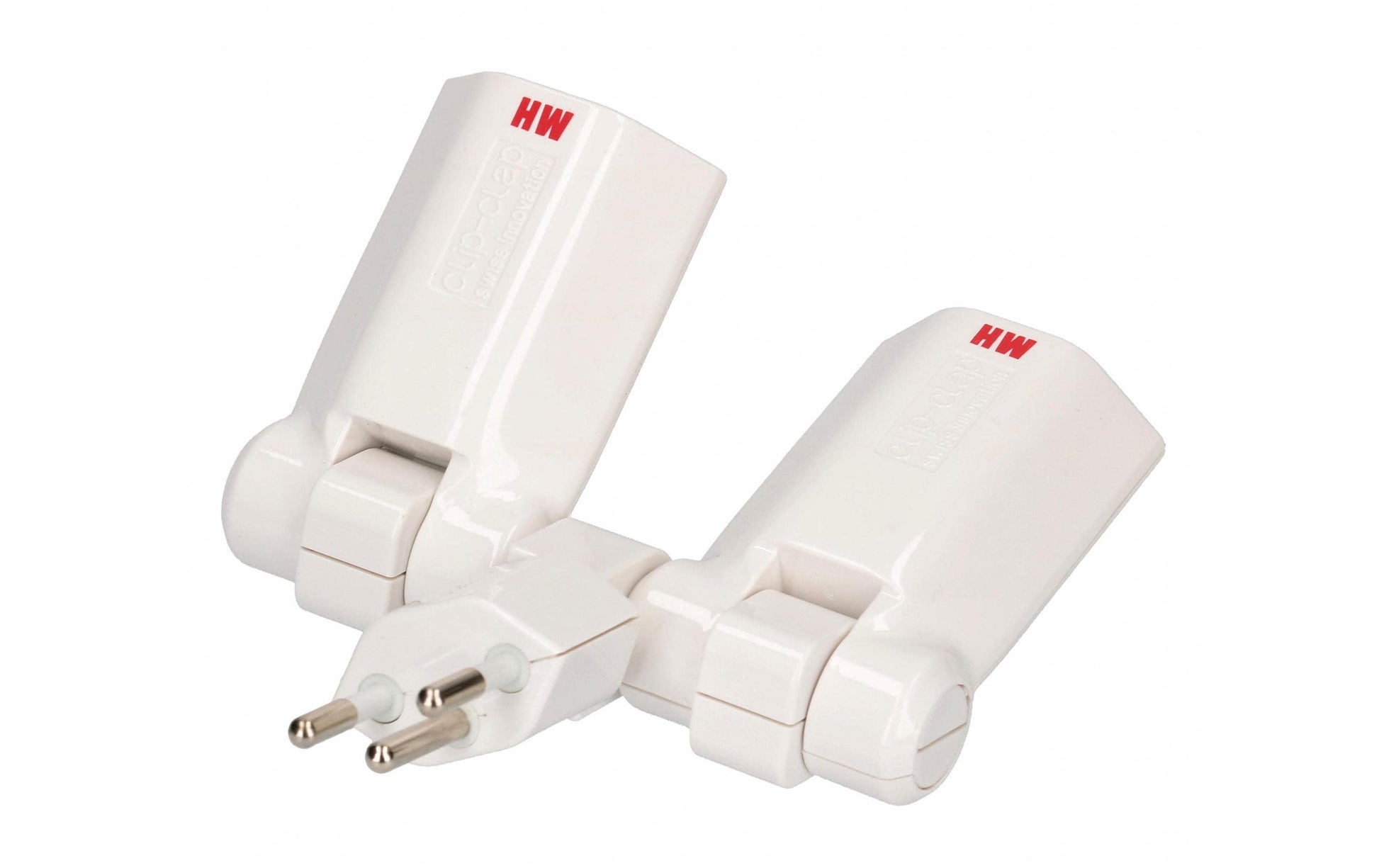 Max Hauri AG Max Hauri Steckdosenleiste, 2×T13, Eingang T12, drehbar 130°, Kinderschutz – weiss
