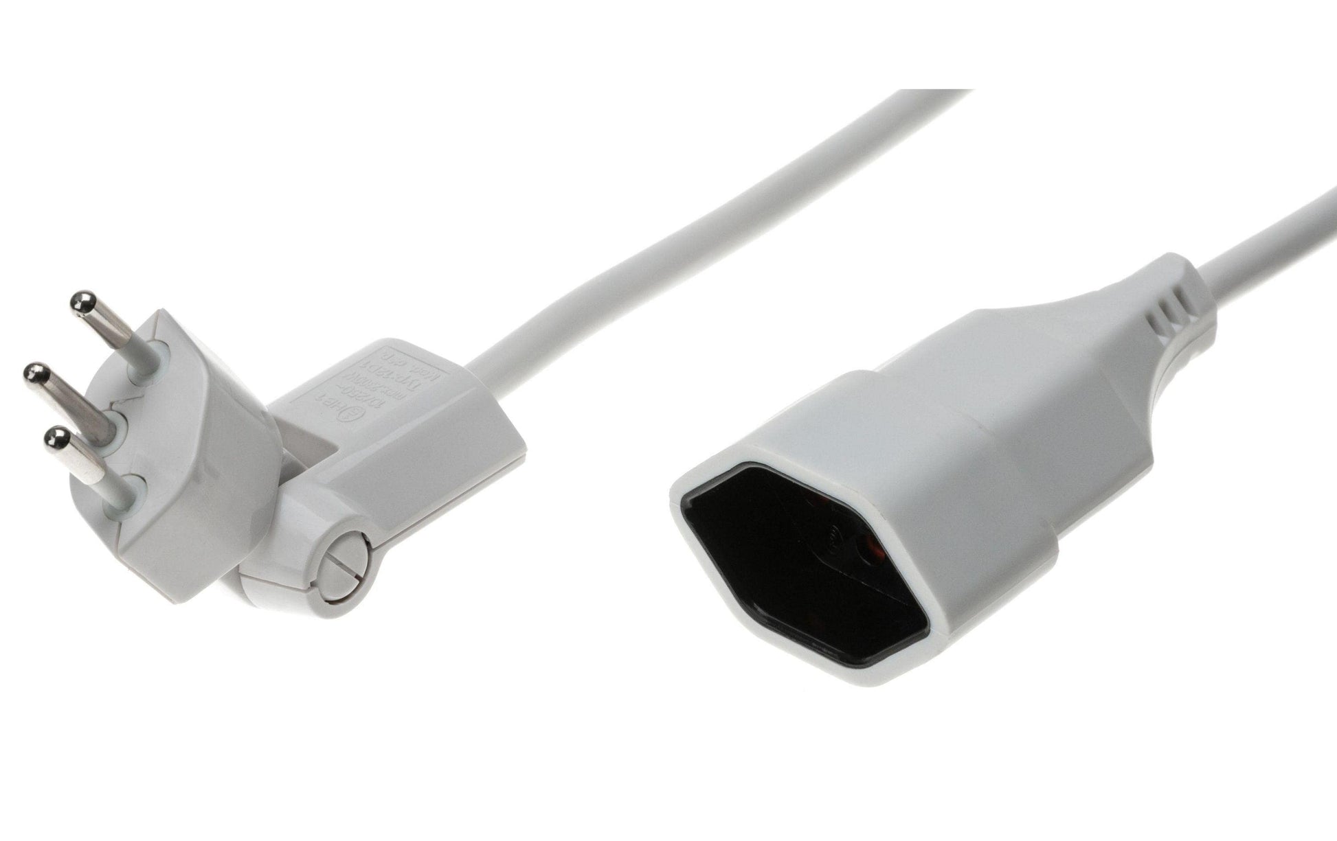 Max Hauri AG Max Hauri Verlängerungskabel – T12–T13, 5 m, 3×1 mm², Kinderschutz, Weiss