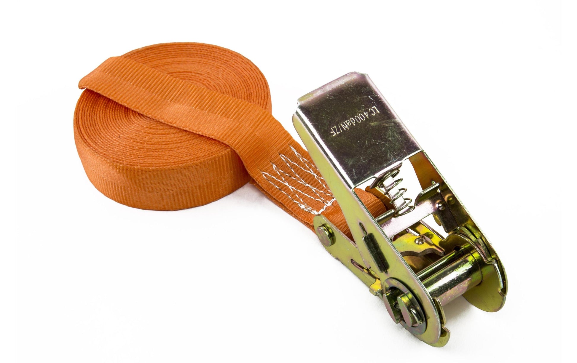 Zurrfix Schlaufenband 10000 × 25 mm, mit Schnalle, Orange
