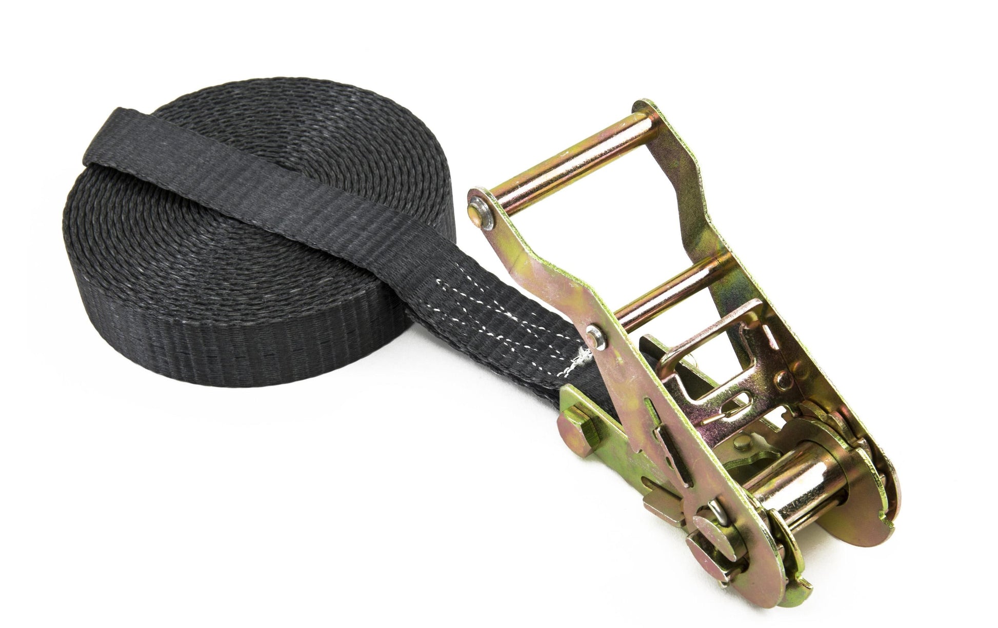Zurrfix Umreifungsband 25 mm × 10 m, schwarz, mit Ratsche, 153 kg Zugkraft