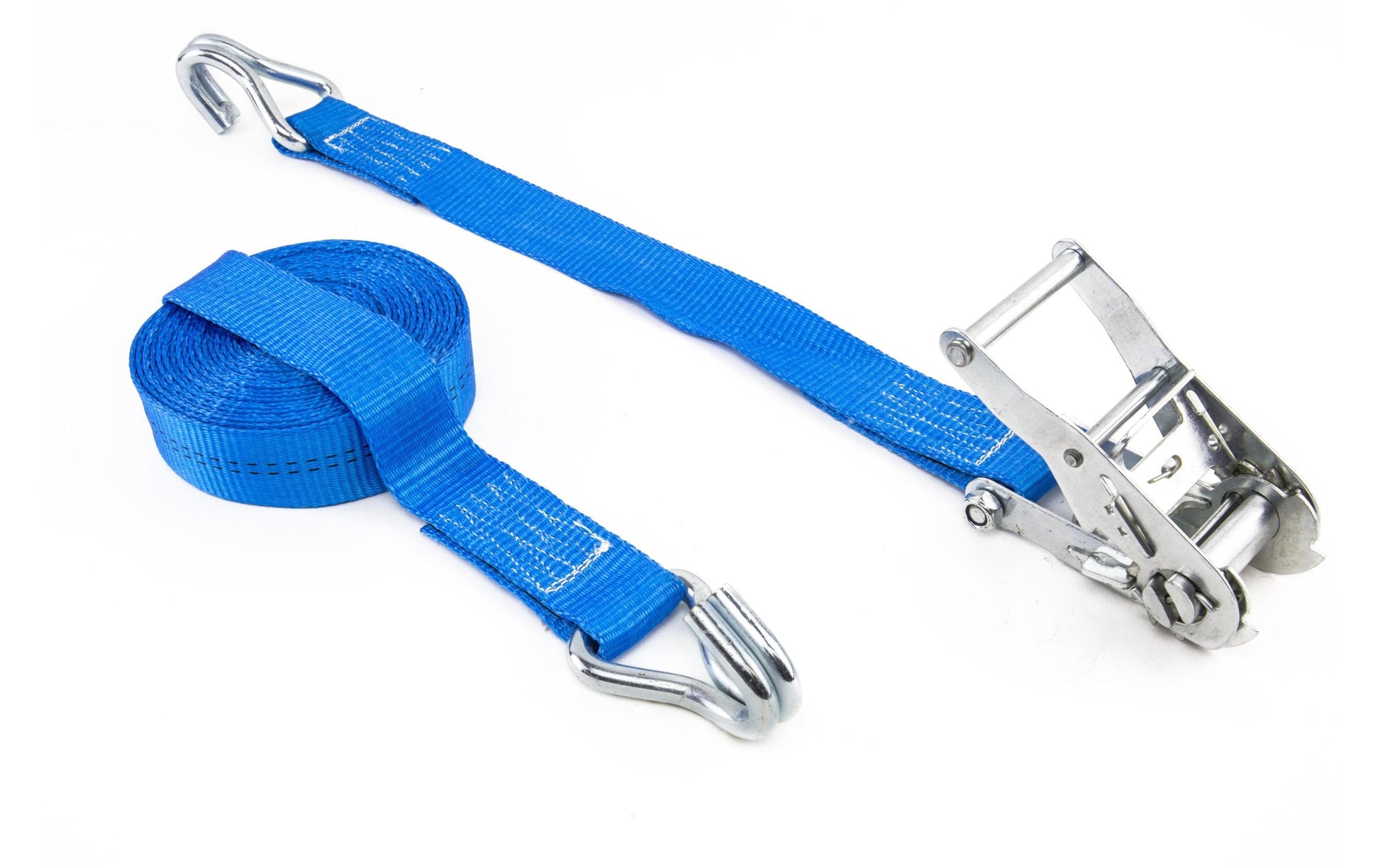 Zurrfix Zurrgurt 35 mm × 4 m, blau, mit Ratsche und Haken, Zugkraft 2000 N, für Auto