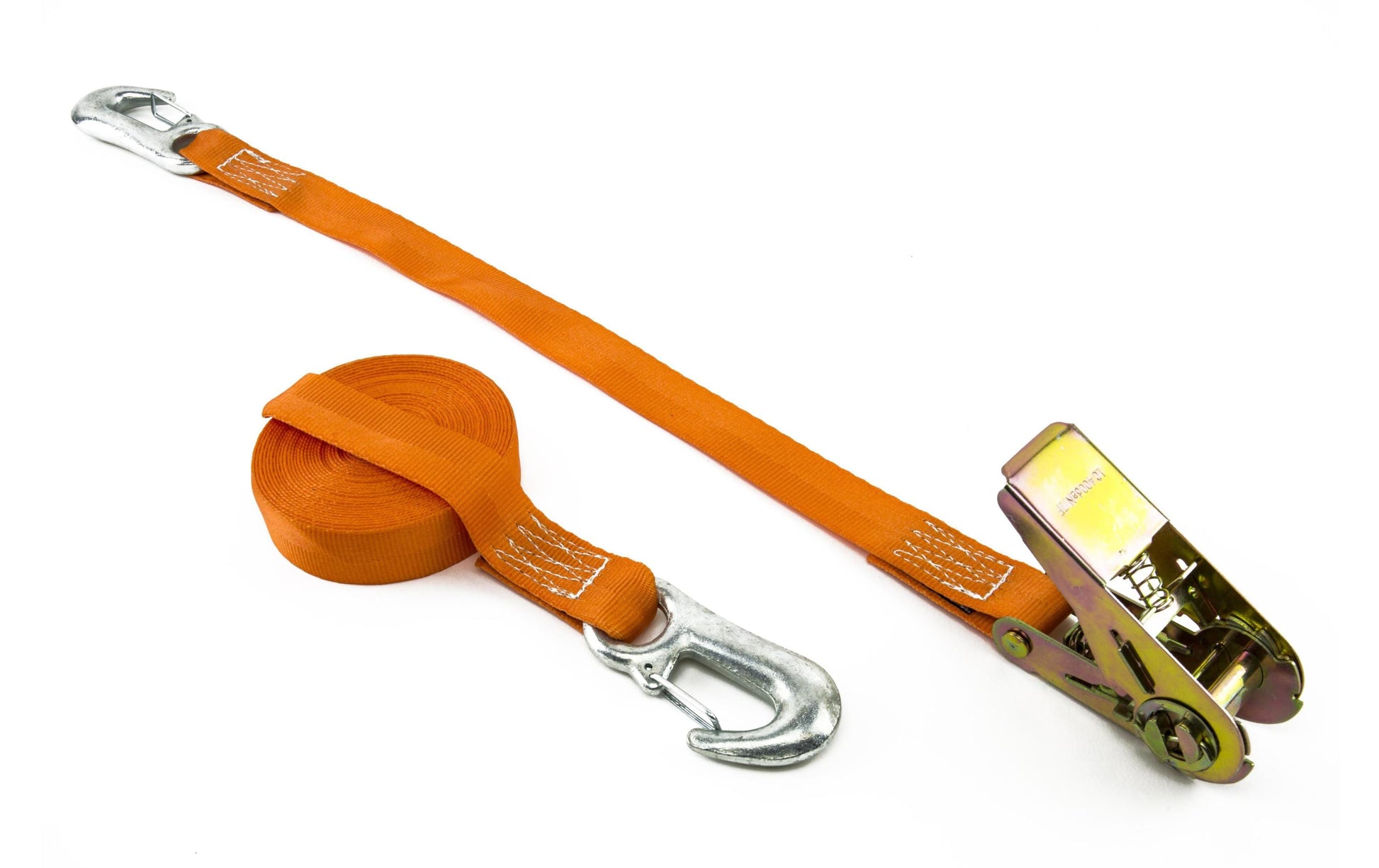 Zurrfix Zurrgurt 25 mm × 4 m, orange, mit Ratsche, für Auto