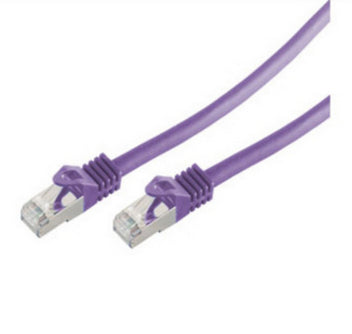 shiverpeaks Patchkabel – Cat7 S/FTP, 30 m, Violett, LSZH, RJ-45