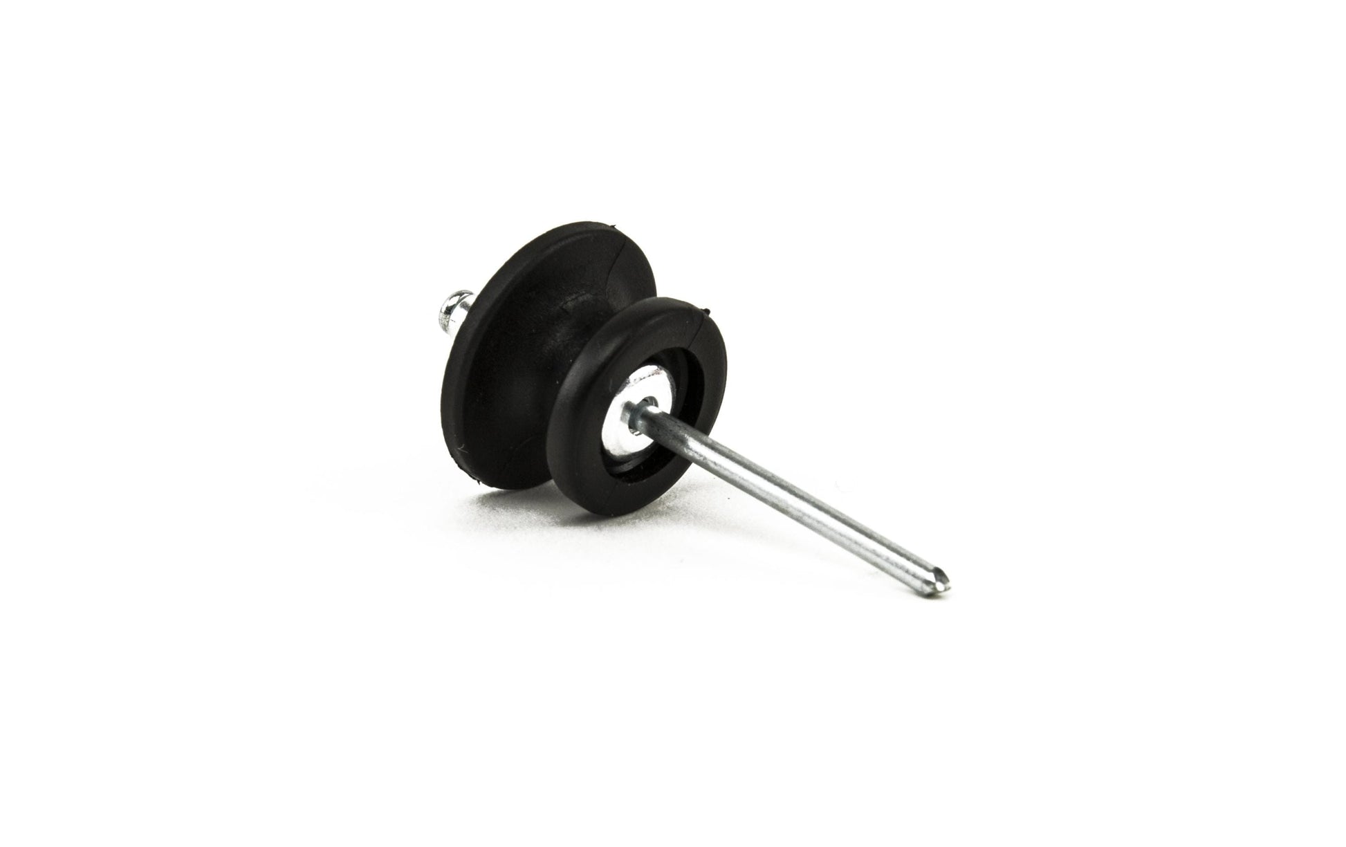 Zurrfix Rundkopf – Ø 26 × 10 mm, Kunststoff, Schwarz, für Expanderseil 6 mm und 8 mm
