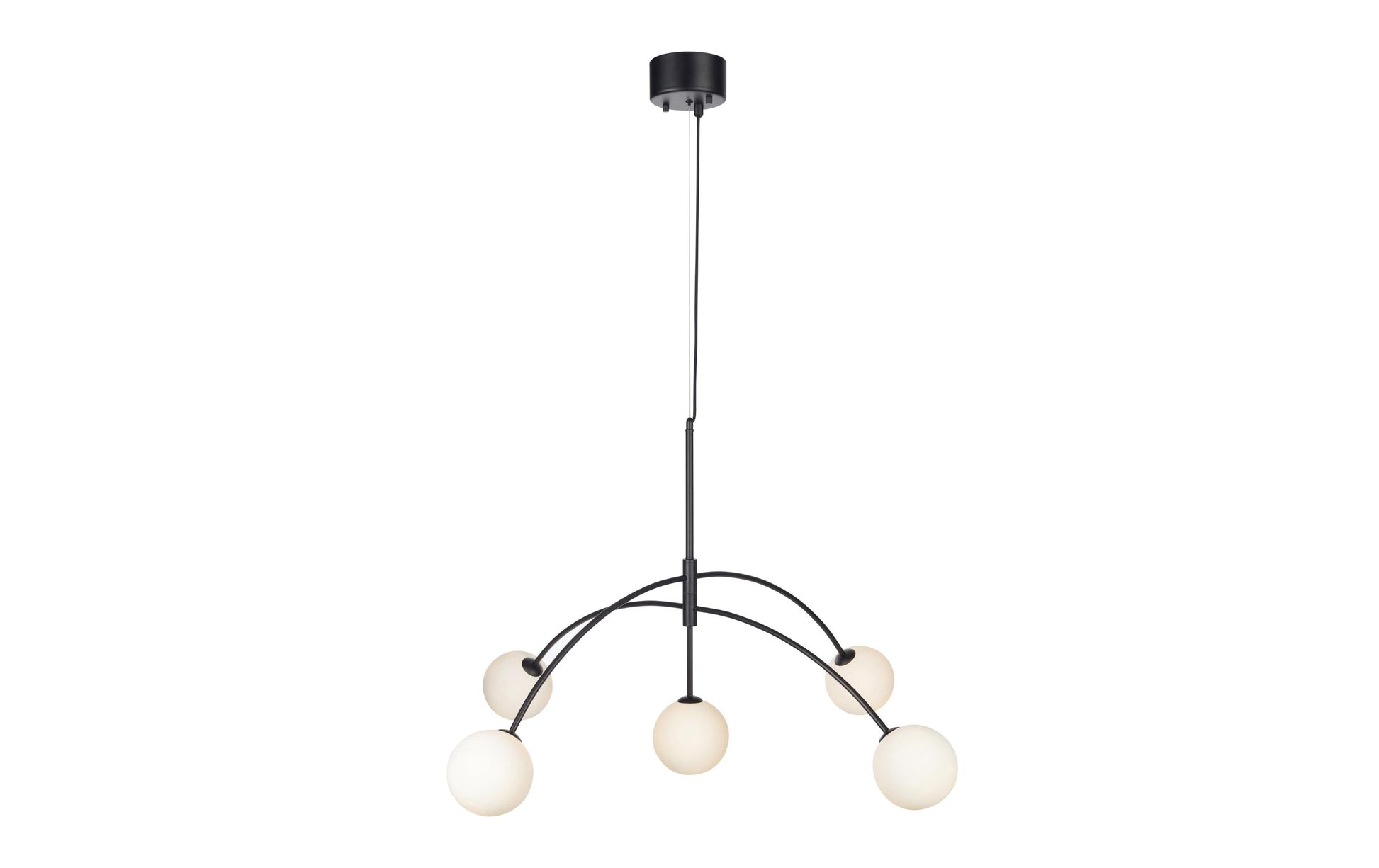 Markslöjd Deckenleuchte – Ø 117 × 65,5 cm, 1020 lm, 140 W, 2800 K (warmweiss), dimmbar, weiss, G9, 5-flammig