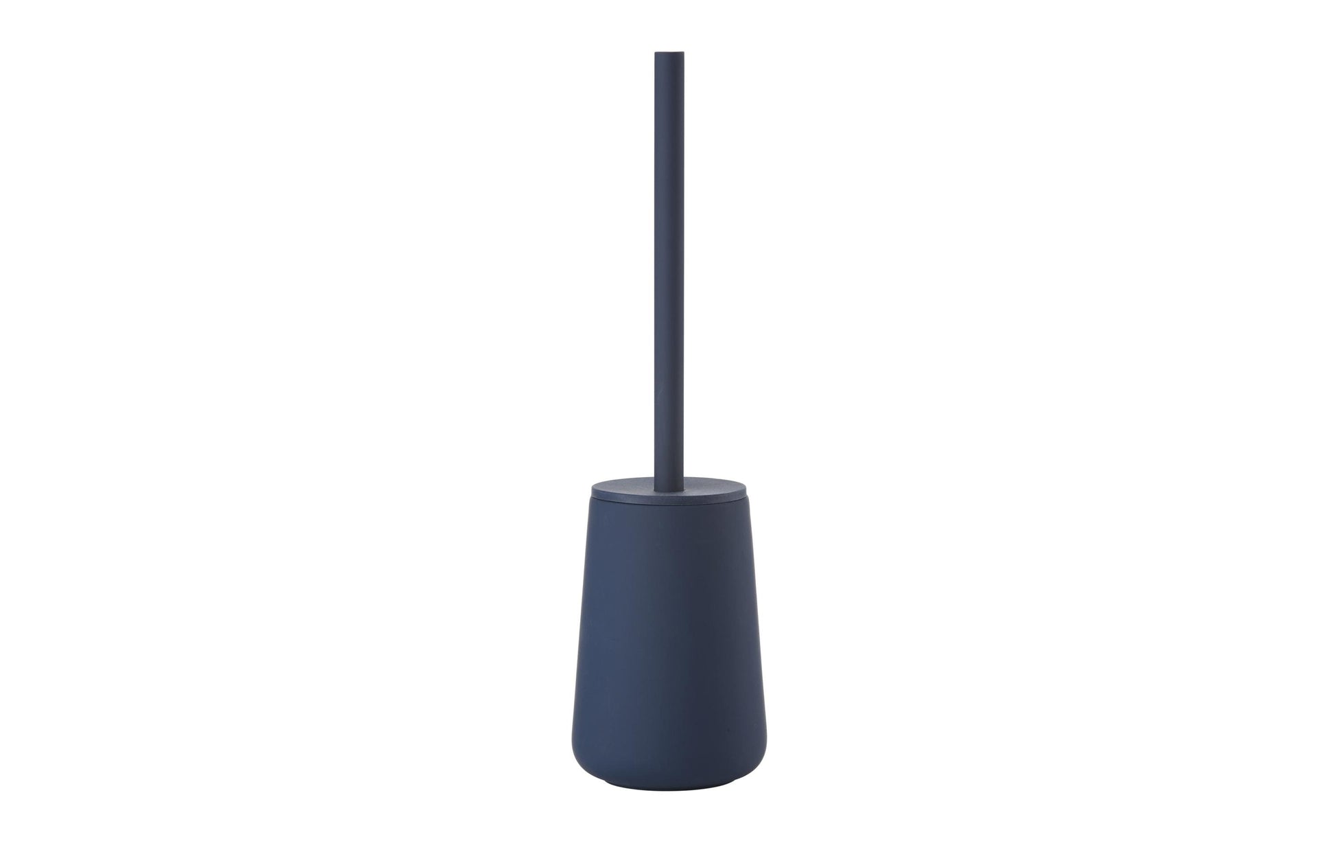 Zone Denmark Nova One – WC-Bürstenset – Keramik, Blau, Soft-Touch-Oberfläche, H 37 cm, Ø 10,3 cm