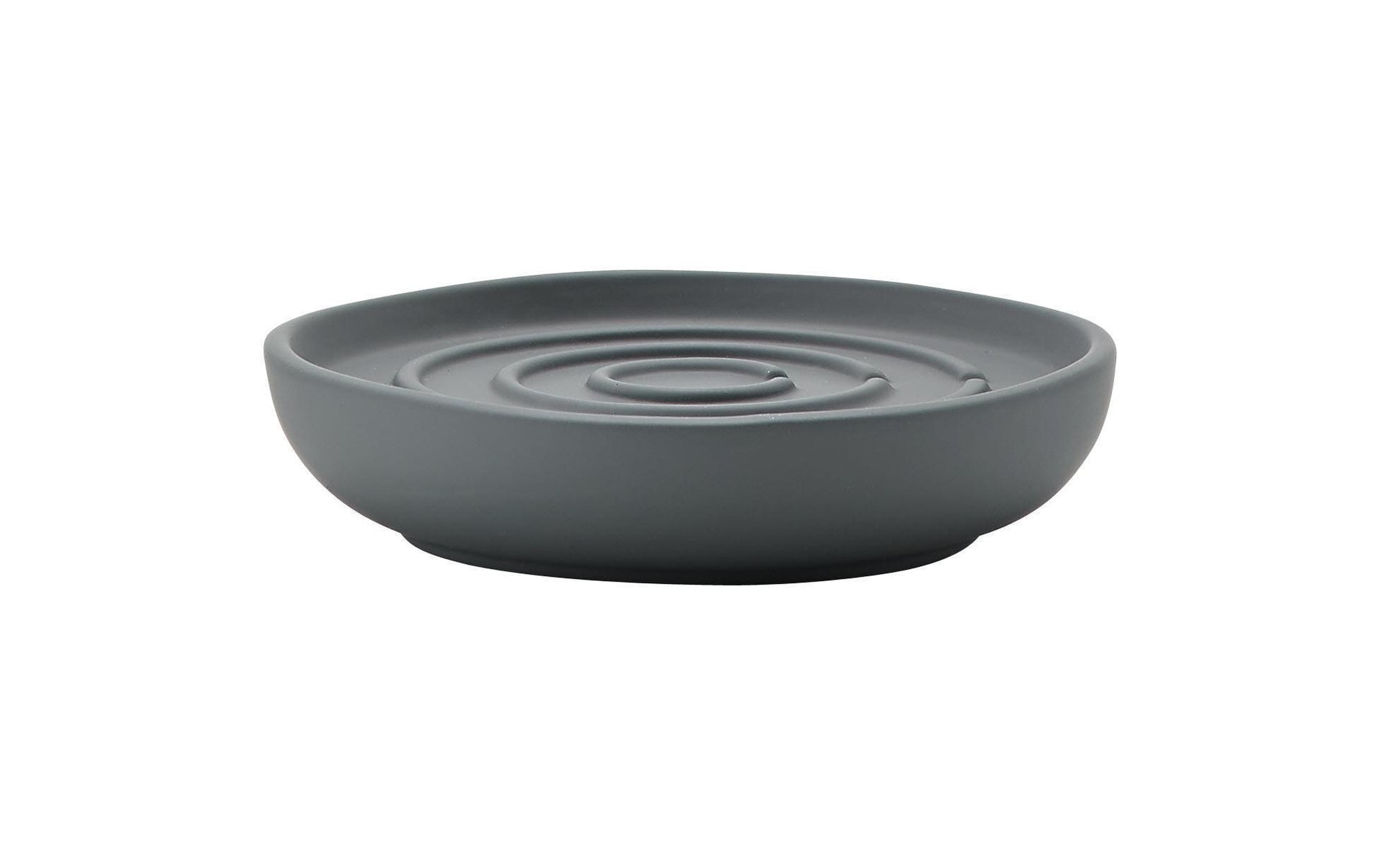 Zone Denmark Seifenschale – Porzellan, Ø11×2,5 cm, Grau