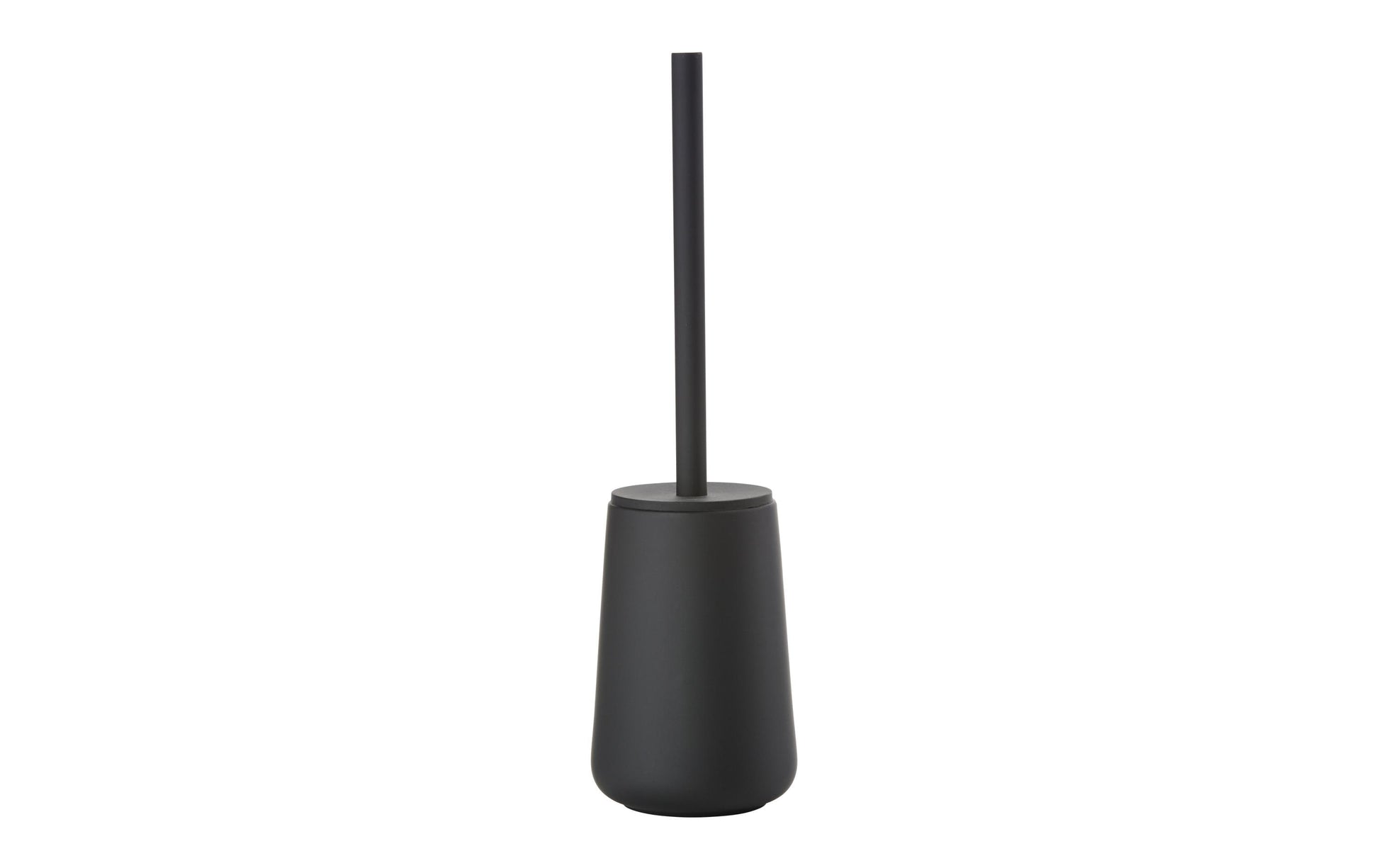 Zone Denmark Nova One – WC-Bürstenset – Keramik, Edelstahl, schwarz, H 37 cm, Ø 10,3 cm
