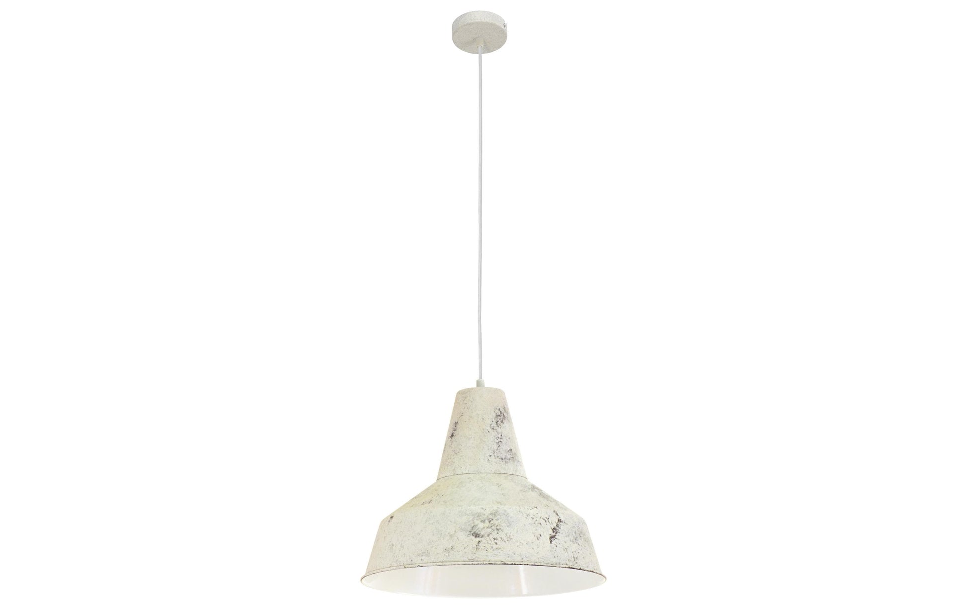 EGLO Deckenleuchte SOMERTON – Ø 35 × 110 cm, 60 W, dimmbar, weiss, exkl. E27