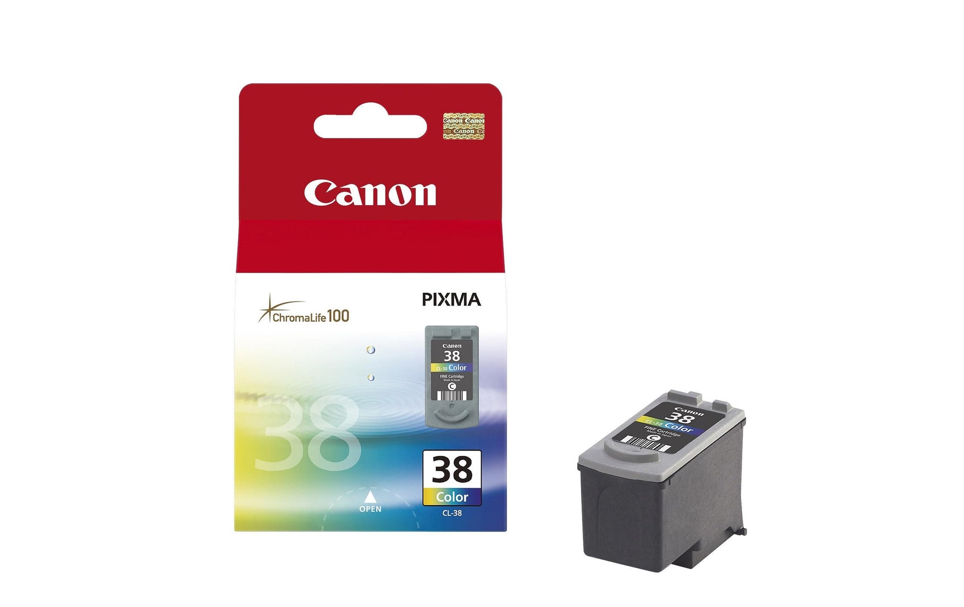 Canon Tintenpatrone CL-38 (Farbe), farbig, 207 Seiten – für Tintenstrahldrucker/Multifunktionsgeräte
