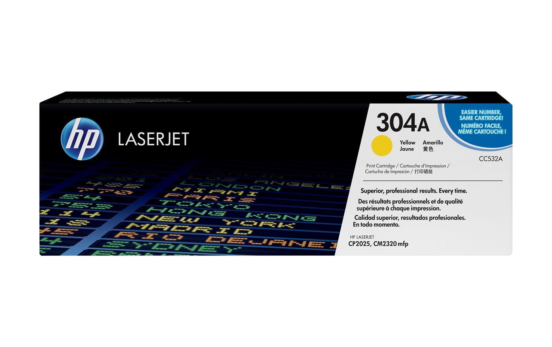 HP Toner 304A – Gelb, 2800 Seiten