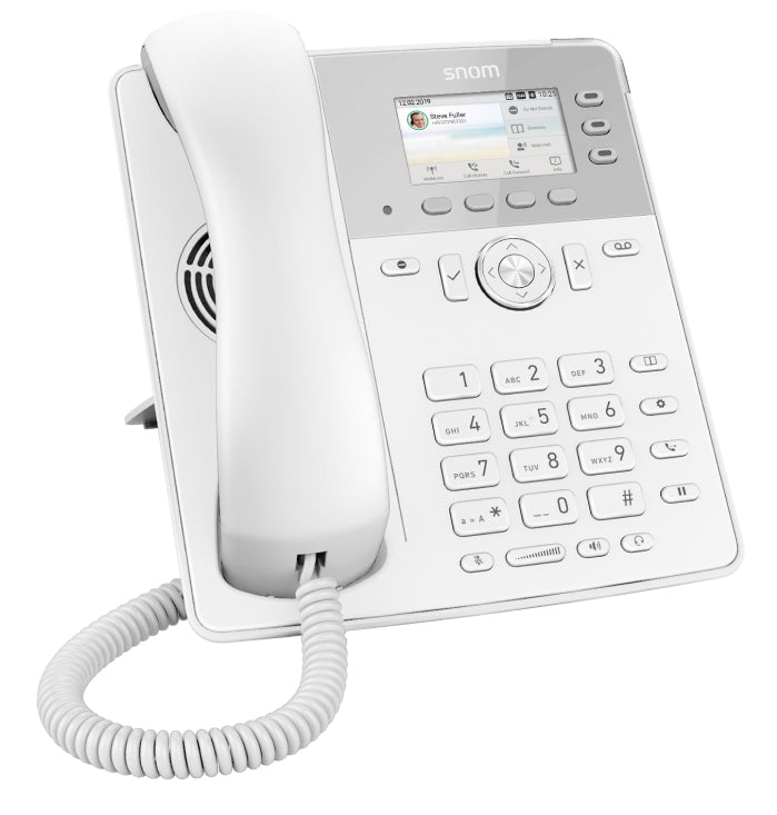 Snom D717 – IP-Telefon, 6 SIP-Konten, PoE, Weiss