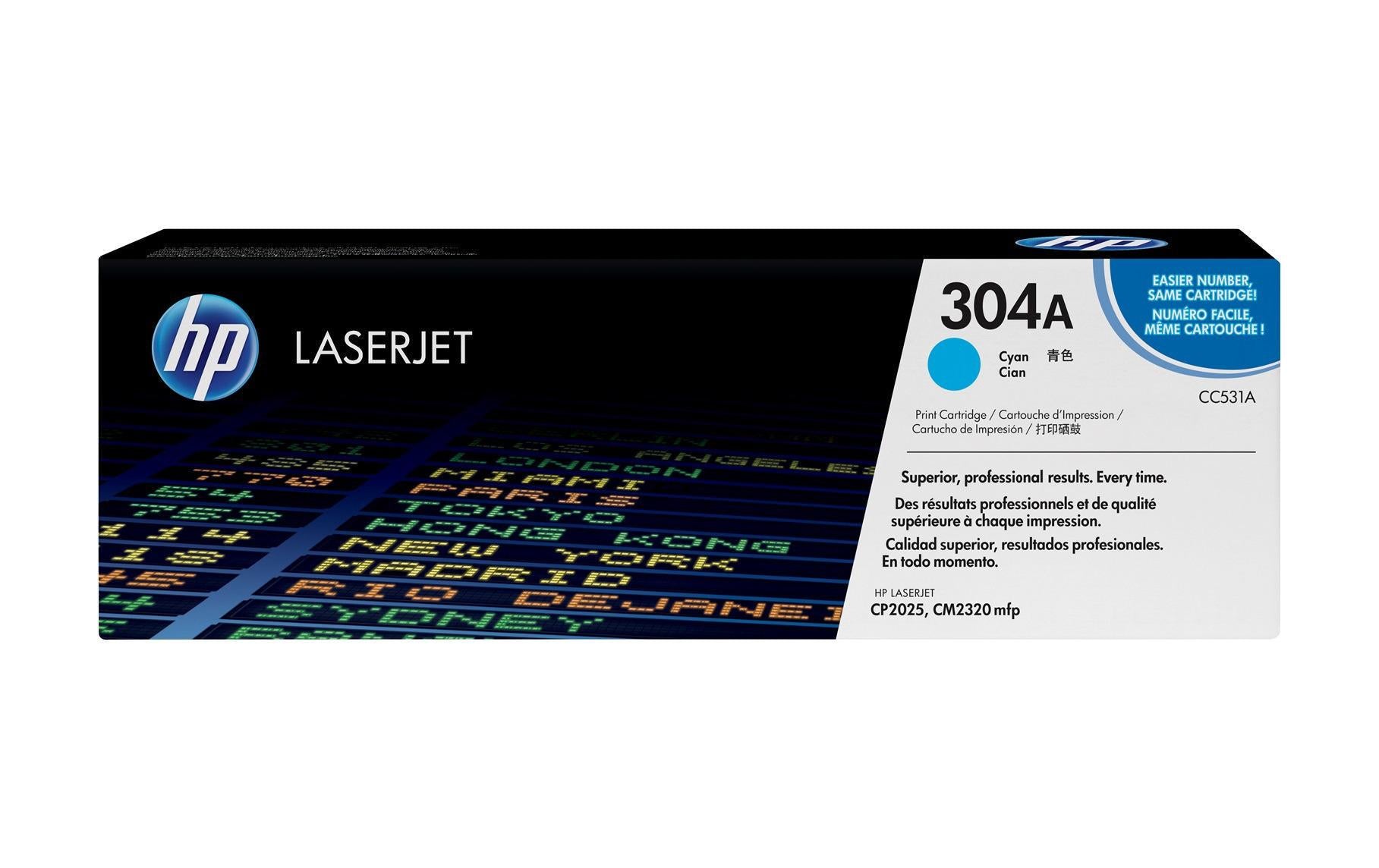 HP Toner 304A – cyan, 2800 Seiten
