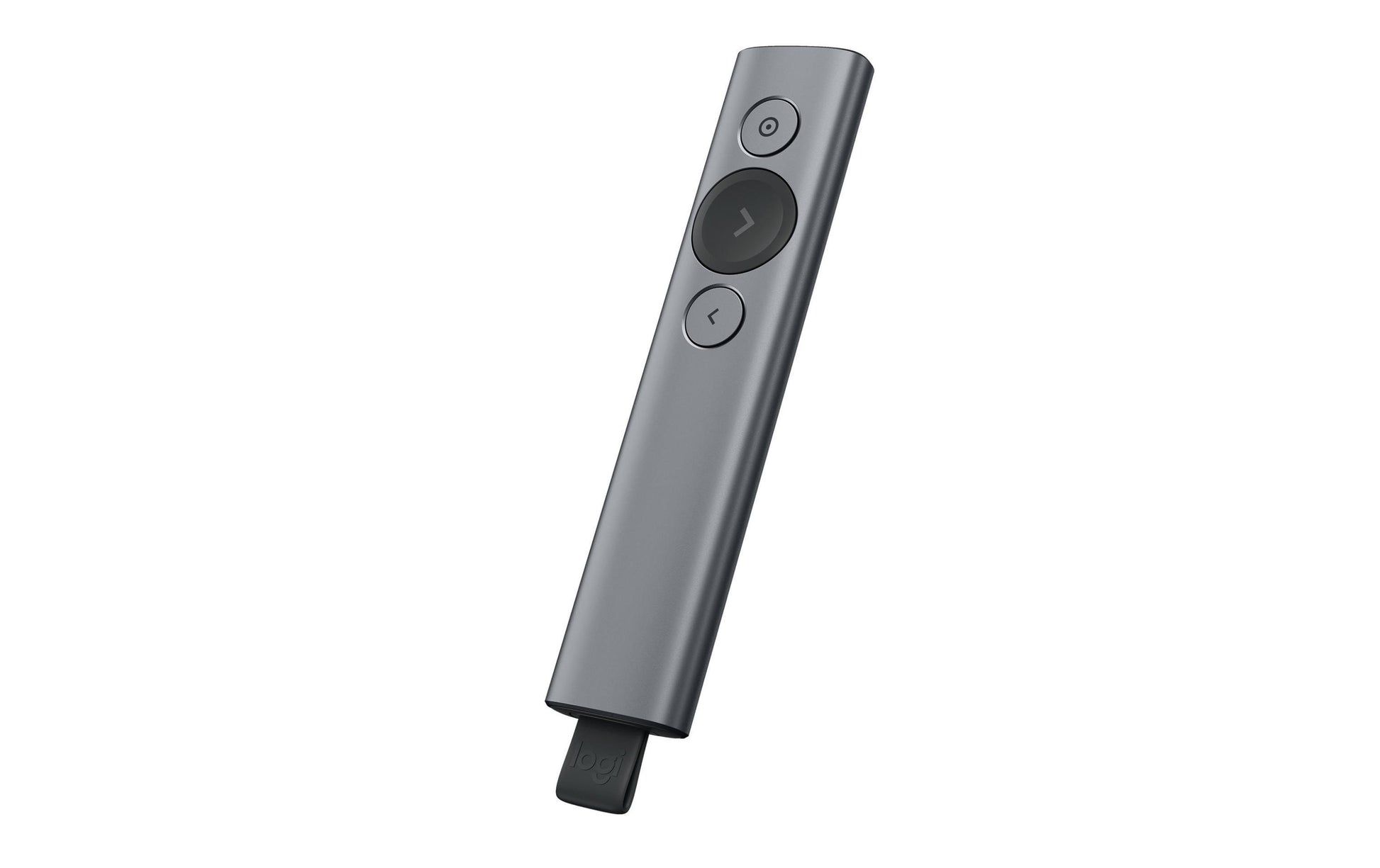 Logitech Spotlight Plus Fernbedienung – für Windows, Mac OS – Spotlight-Funktion, aufladbar