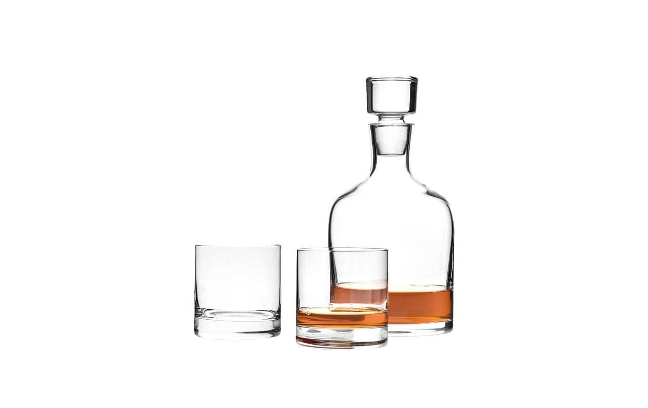 LEONARDO Karaffe – 0,38 l, Glas, transparent, 3-teilig