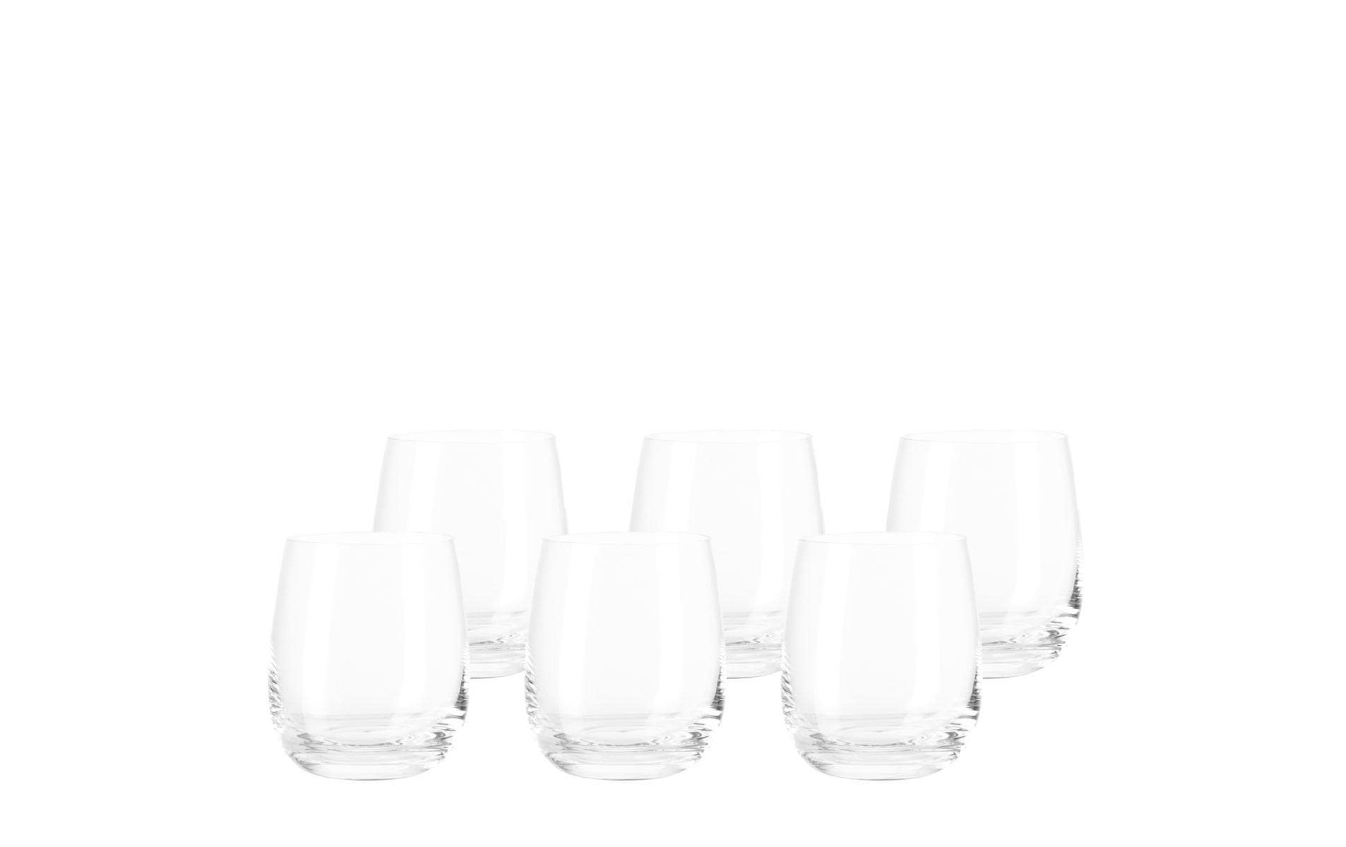 LEONARDO Tivoli Whiskyglas – 0,36 l, Kristallglas, transparent, spülmaschinenfest, stabiler Eisboden, 6 Stück
