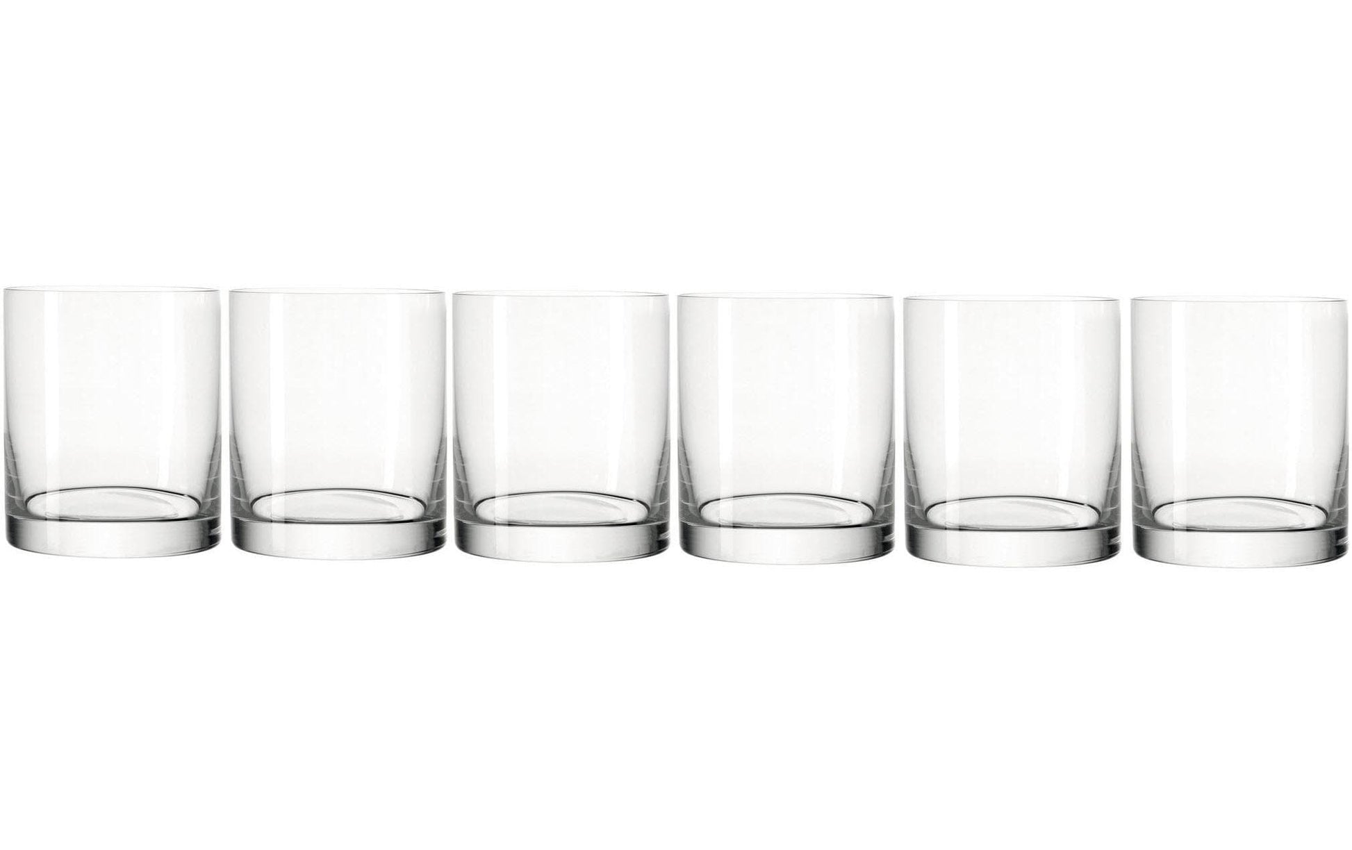 LEONARDO Trinkglas – 0,31 l, Kristallglas, Transparent, Spülmaschinenfest, Stossfest, 6 Stück