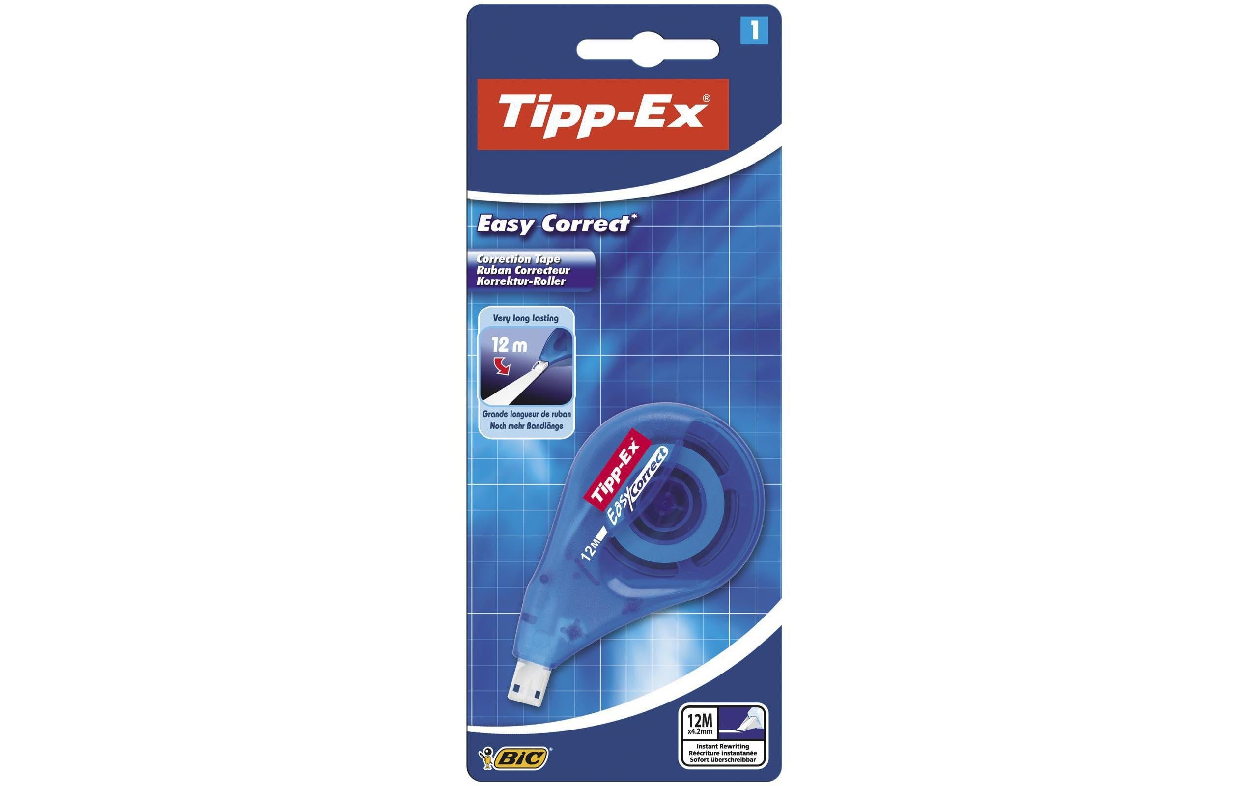Tipp-Ex Easy Correct Korrekturroller 4,2 mm × 12 m