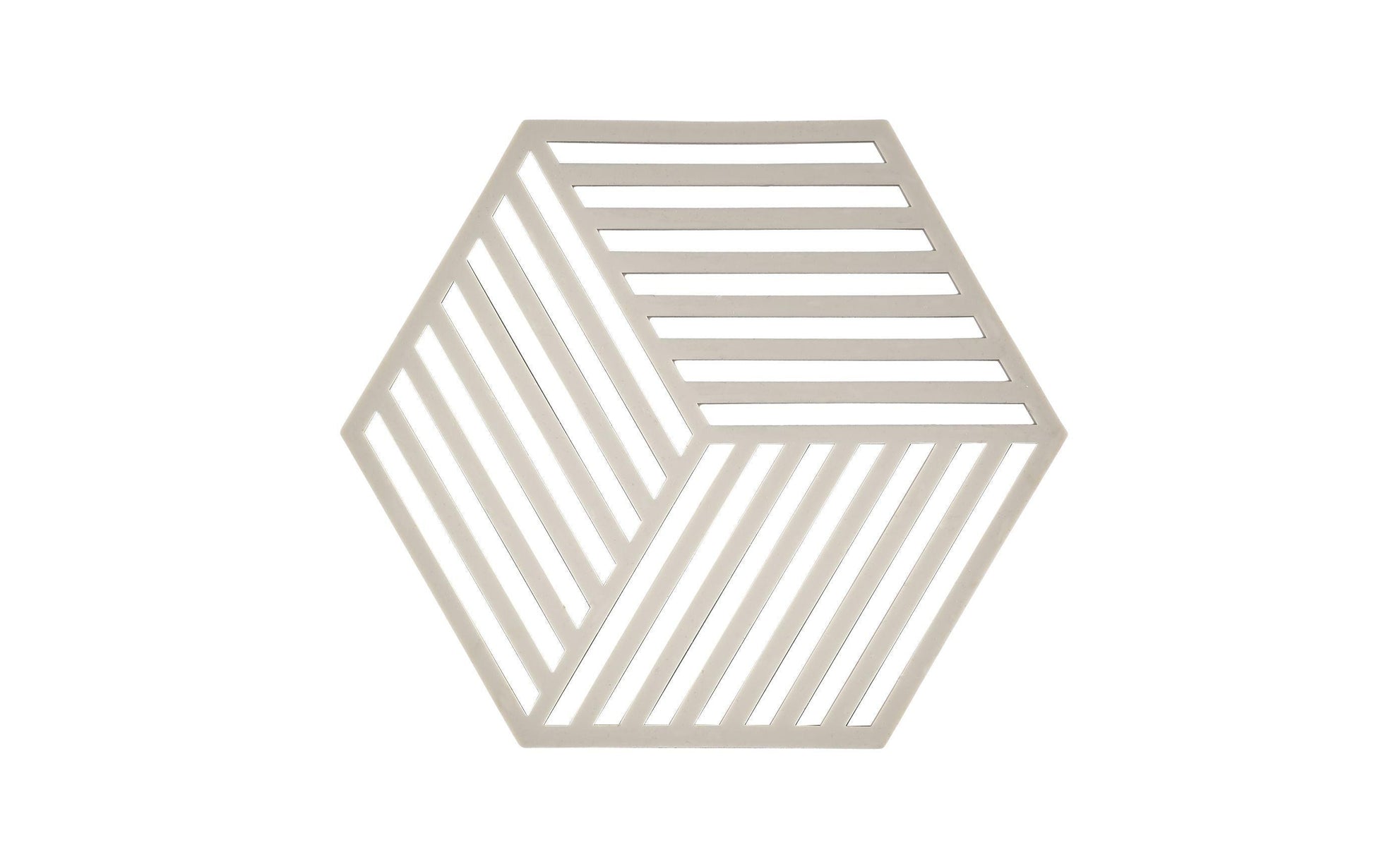 Zone Denmark Topfuntersetzer 16 × 14 × 0,9 cm, Silikon, Hellgrau