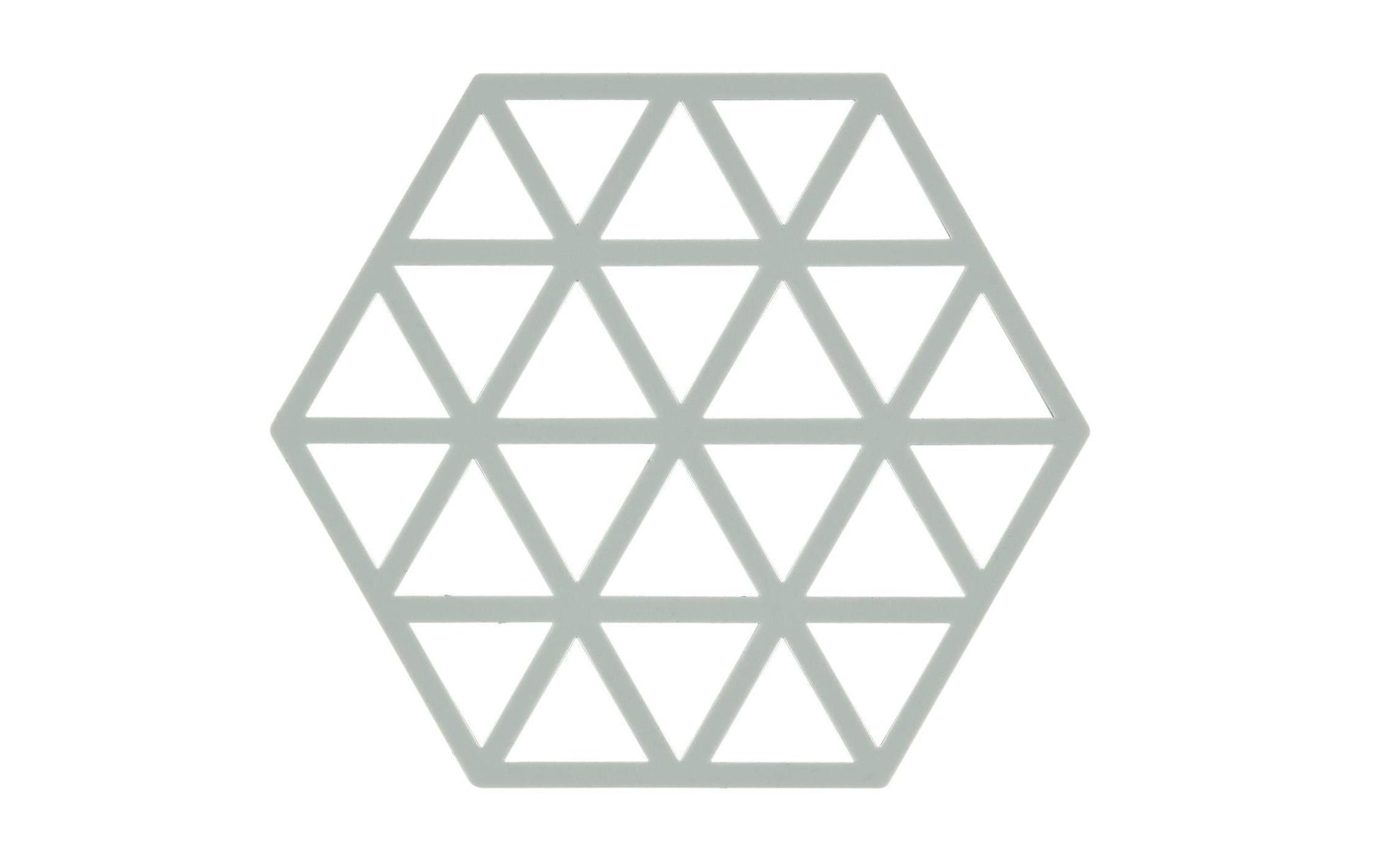 Zone Denmark Topfuntersetzer 16 × 14 × 0,9 cm, Silikon, Hellgrau