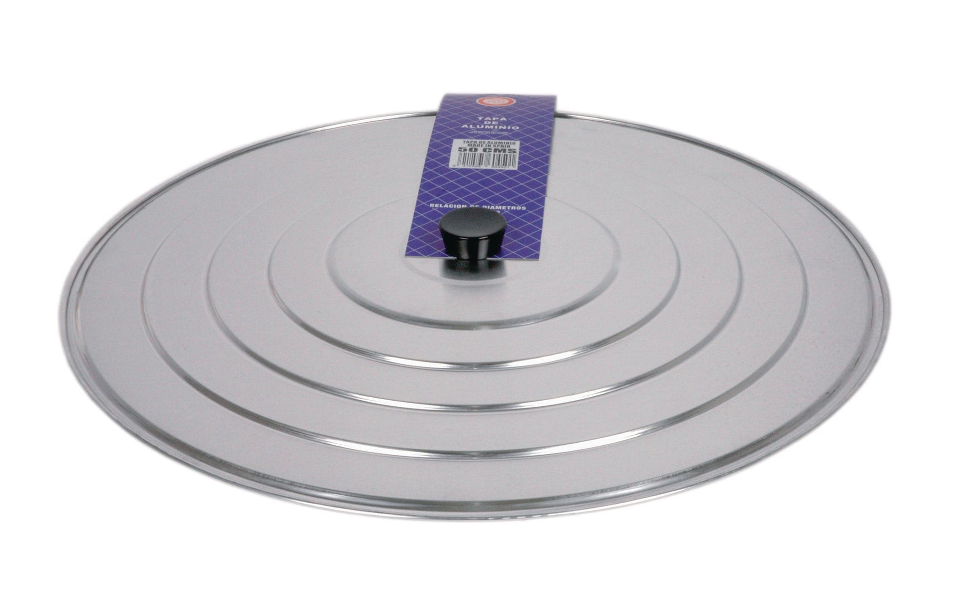 Garcima Fonduepfanne – Ø 50 cm, Aluminium, für Garcima Partypfanne, Silber