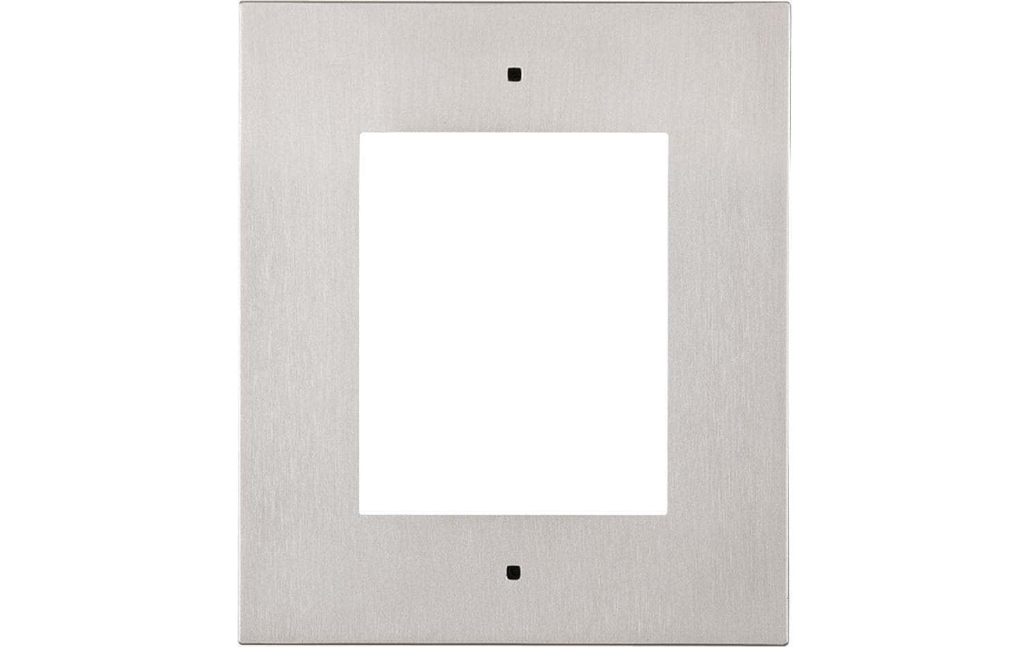 2N IP Verso Montagerahmen – 130×5×153 mm, Silber, für Helios IP Verso