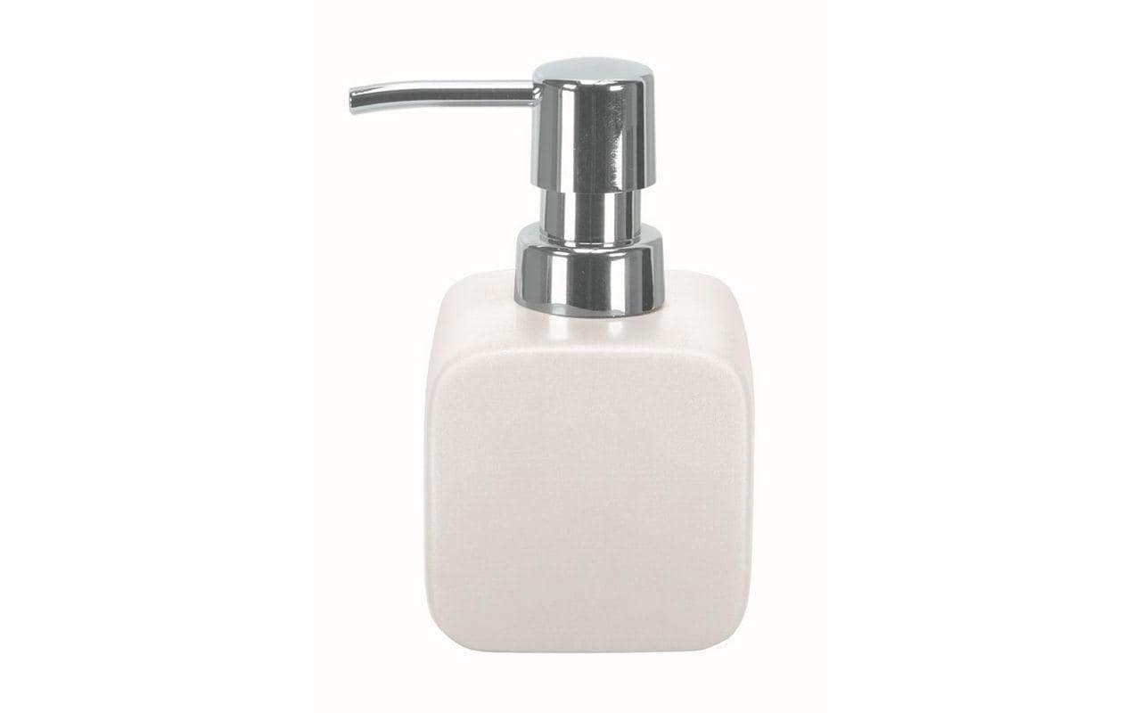 Kleine Wolke Cubic Seifenspender – Steinzeug, Weiss, 250 ml