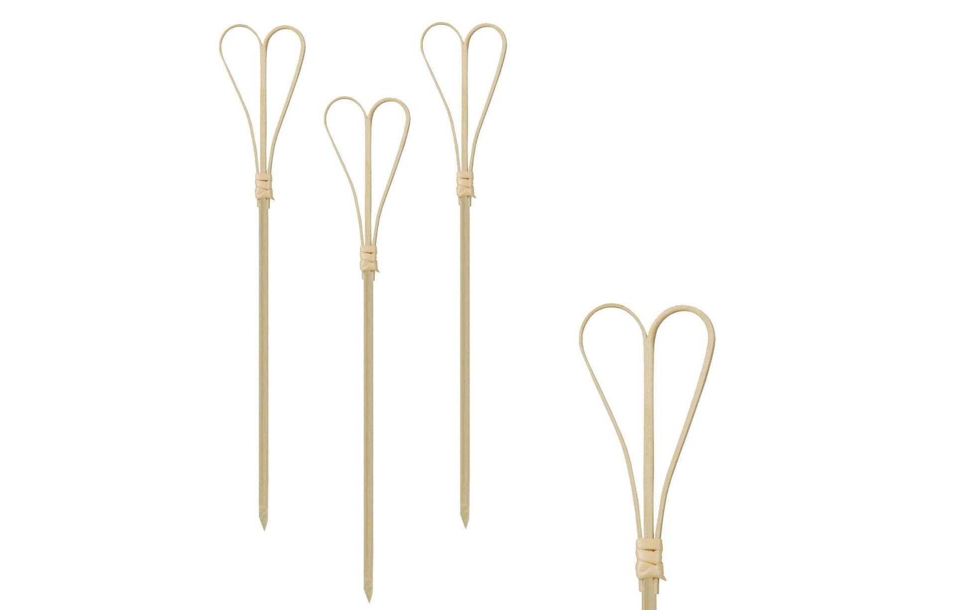 Papstar Fingerfood-Spiesse Bambus, beige, 18 cm – 100 Stk.