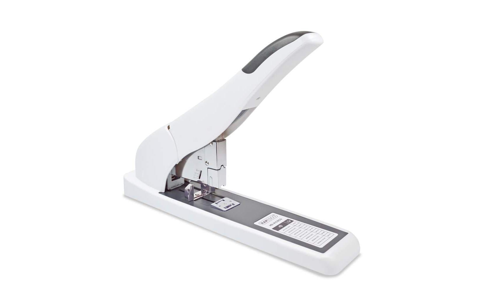 Rapesco ECO HD-210 Blockheftgerät – 210 Blatt, Flat Clinch, Weiss