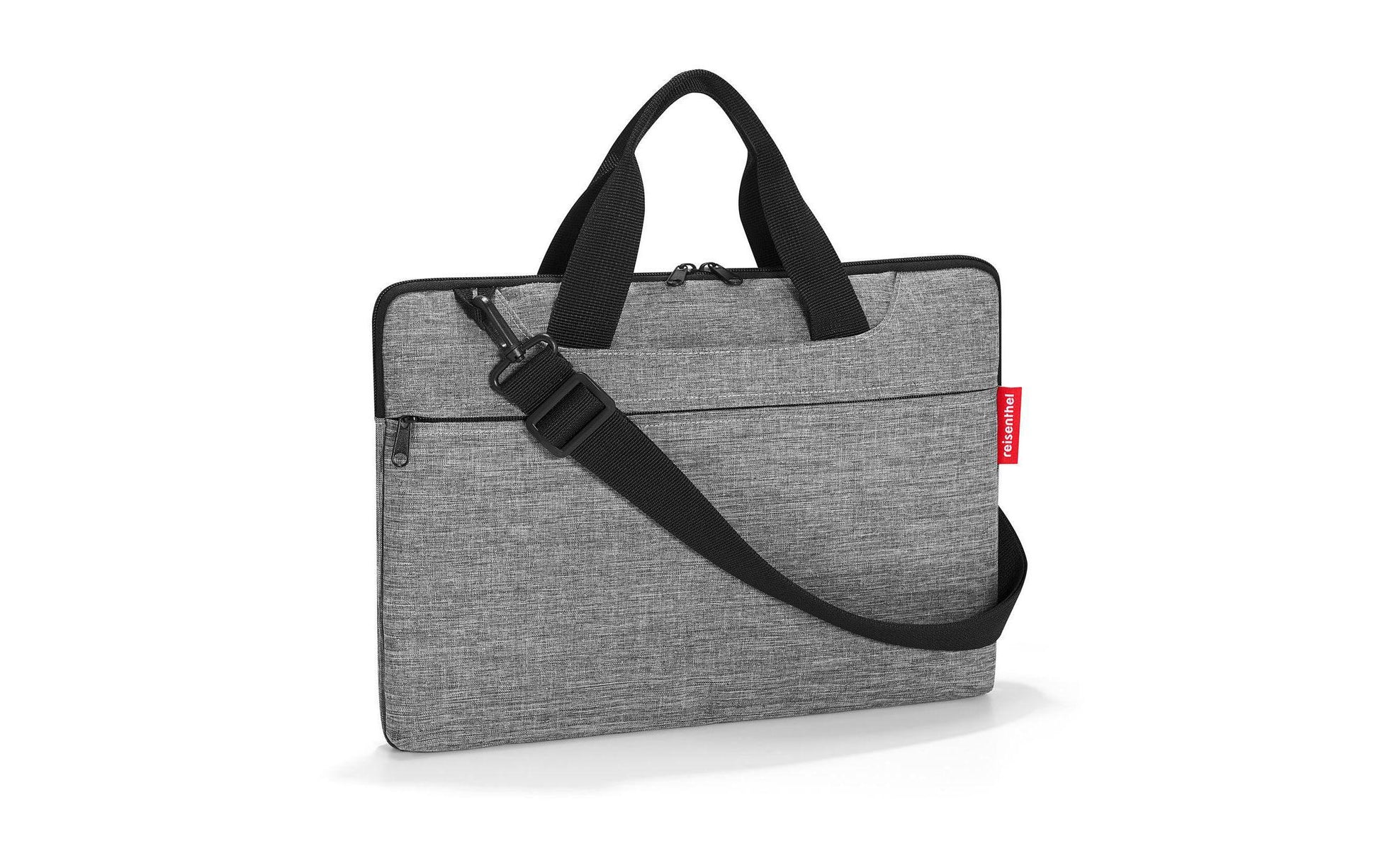 Reisenthel Notebook-Tasche bis 15,6" – mit Tragegriff, abnehmbarem Schultergurt – Grau
