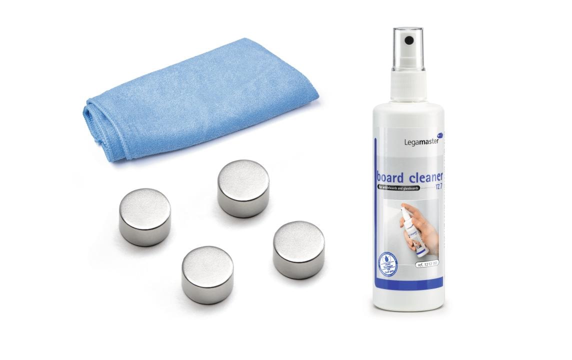 Legamaster Starter-Kit – für Glasboards – 11-teilig