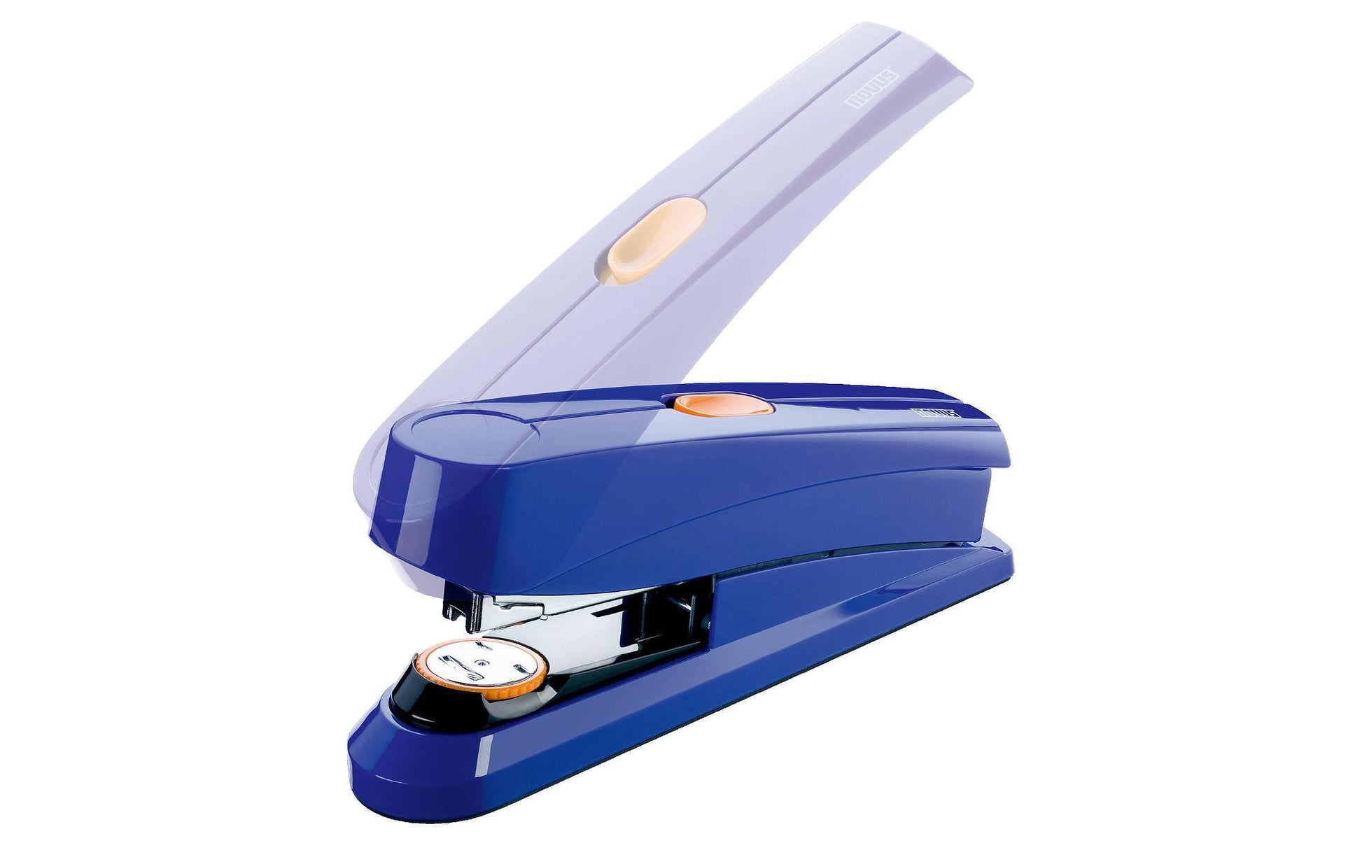 Novus B8FC – Hefter, 50 Blatt, für 24/8, 26/8, Einlegetiefe 65 mm, blau