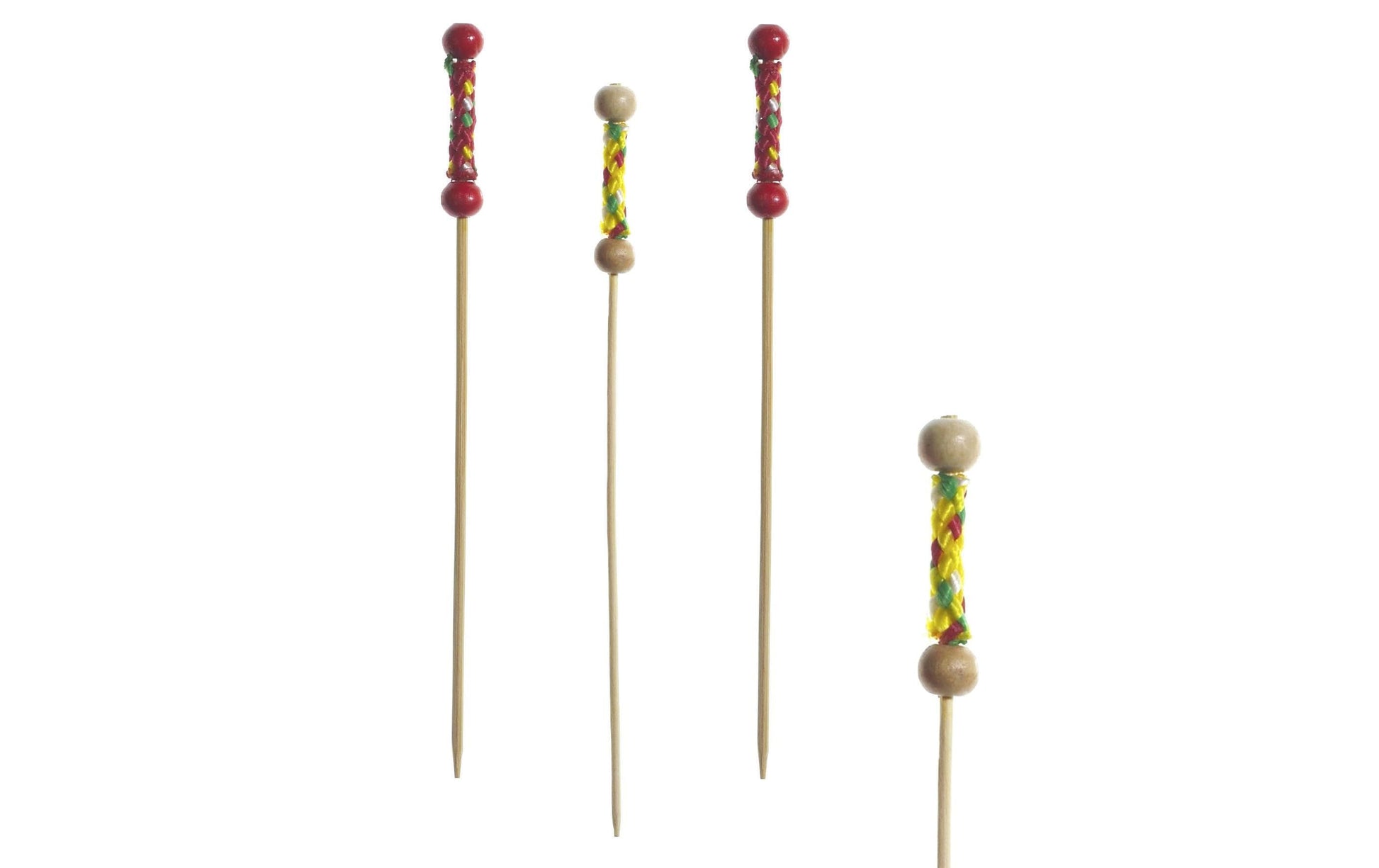 Papstar Party-Piekser – mehrfarbig – 12 cm – Bambus – 250 Stk