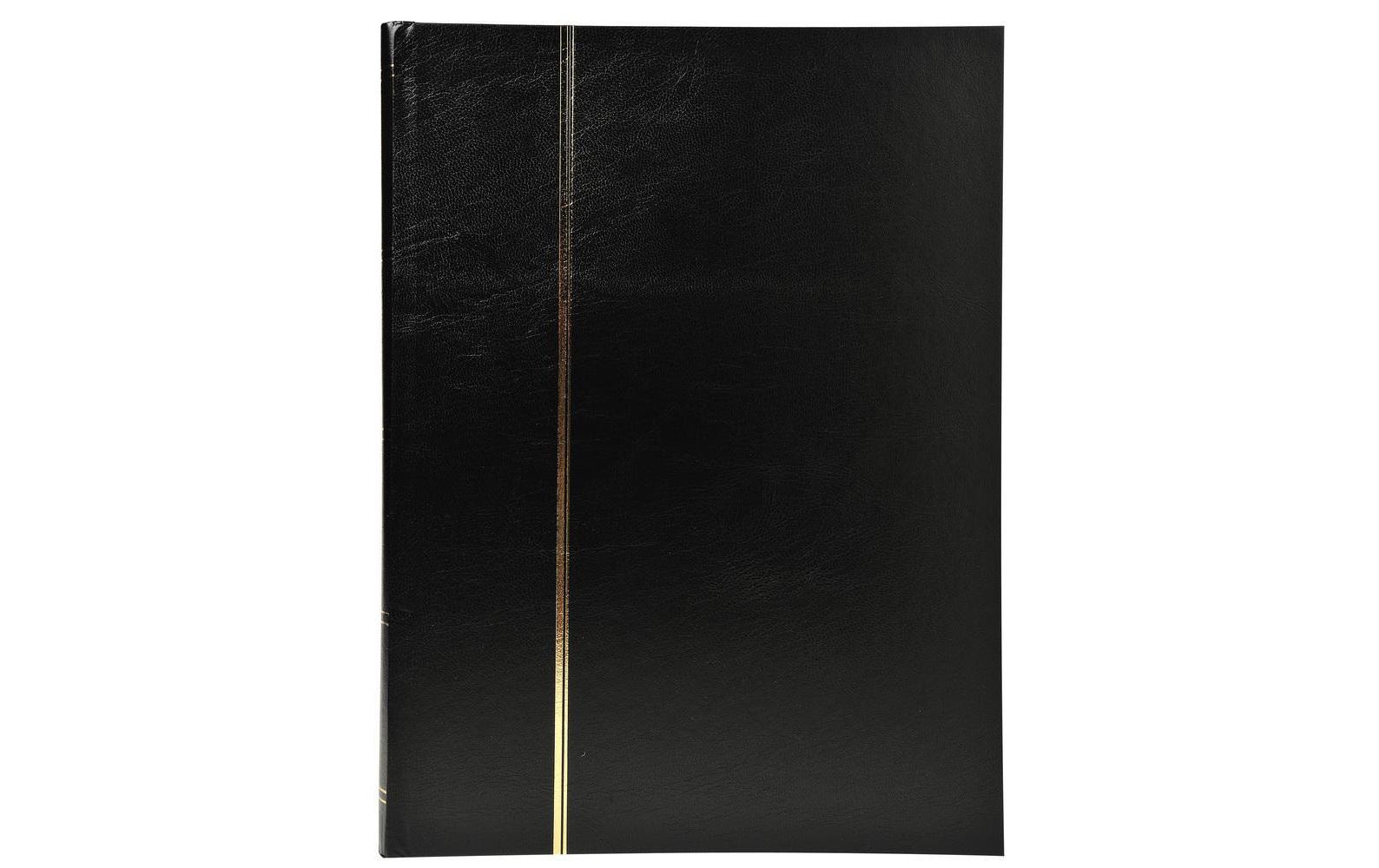 Exacompta Einsteckalbum, 48 Seiten, 22,5 × 30,5 cm, Kunstleder, schwarz