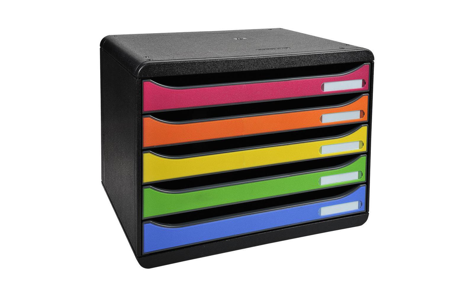 Exacompta BIG-Box PLUS Classic – Ablagebox quer, 27,1 cm, Schwarz