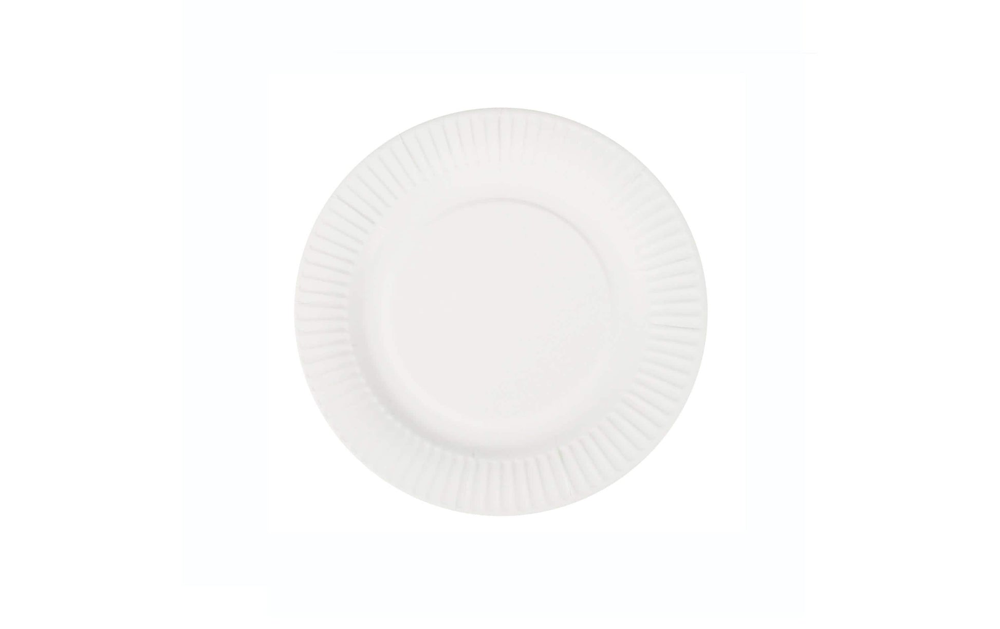 Papstar Teller, Papier/Karton – Ø 19 cm, weiss – 25 Stk.