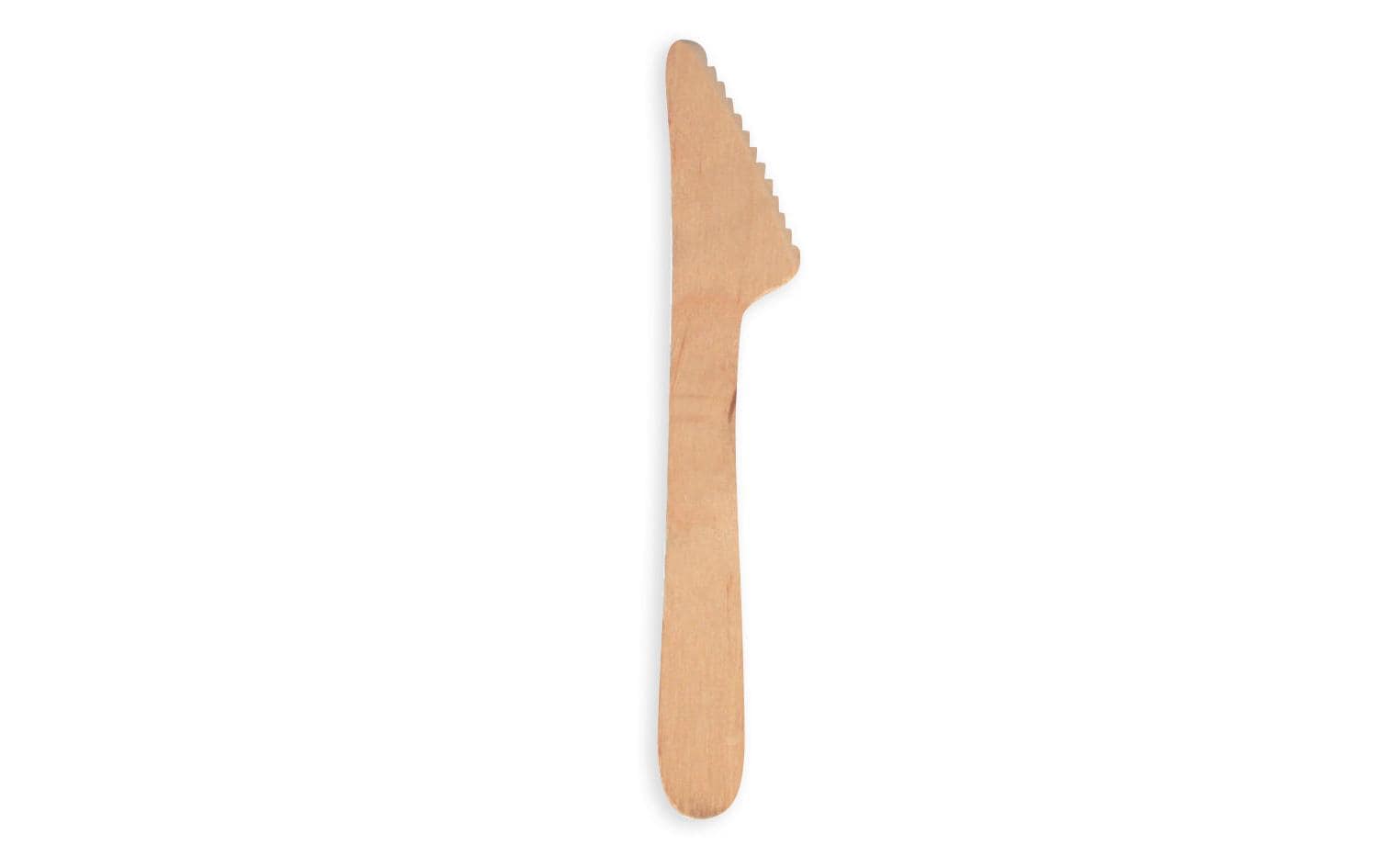Papstar Holz-Messer, 16,5 cm – 100 Stk.
