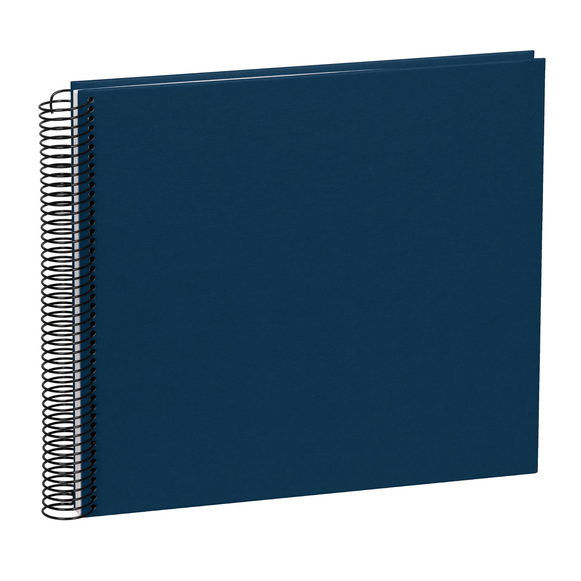 Semikolon Fotoalbum Wiro Economy – blau, mit Spiralbindung, Textil, 230 × 223 mm