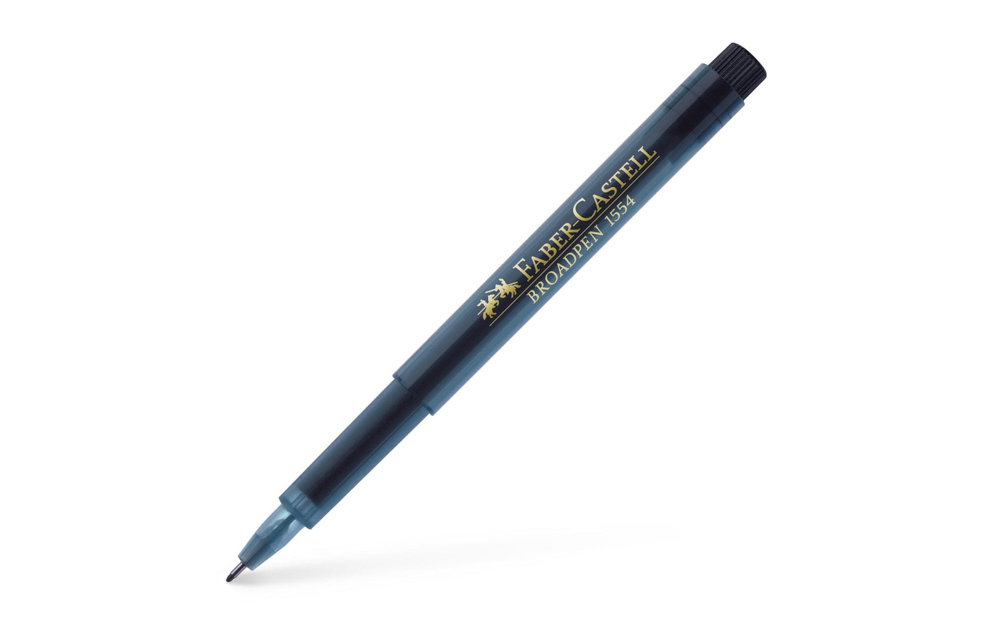 Faber-Castell Broadpen 1554 Fineliner 0,8 mm – schwarz – dokumentenecht