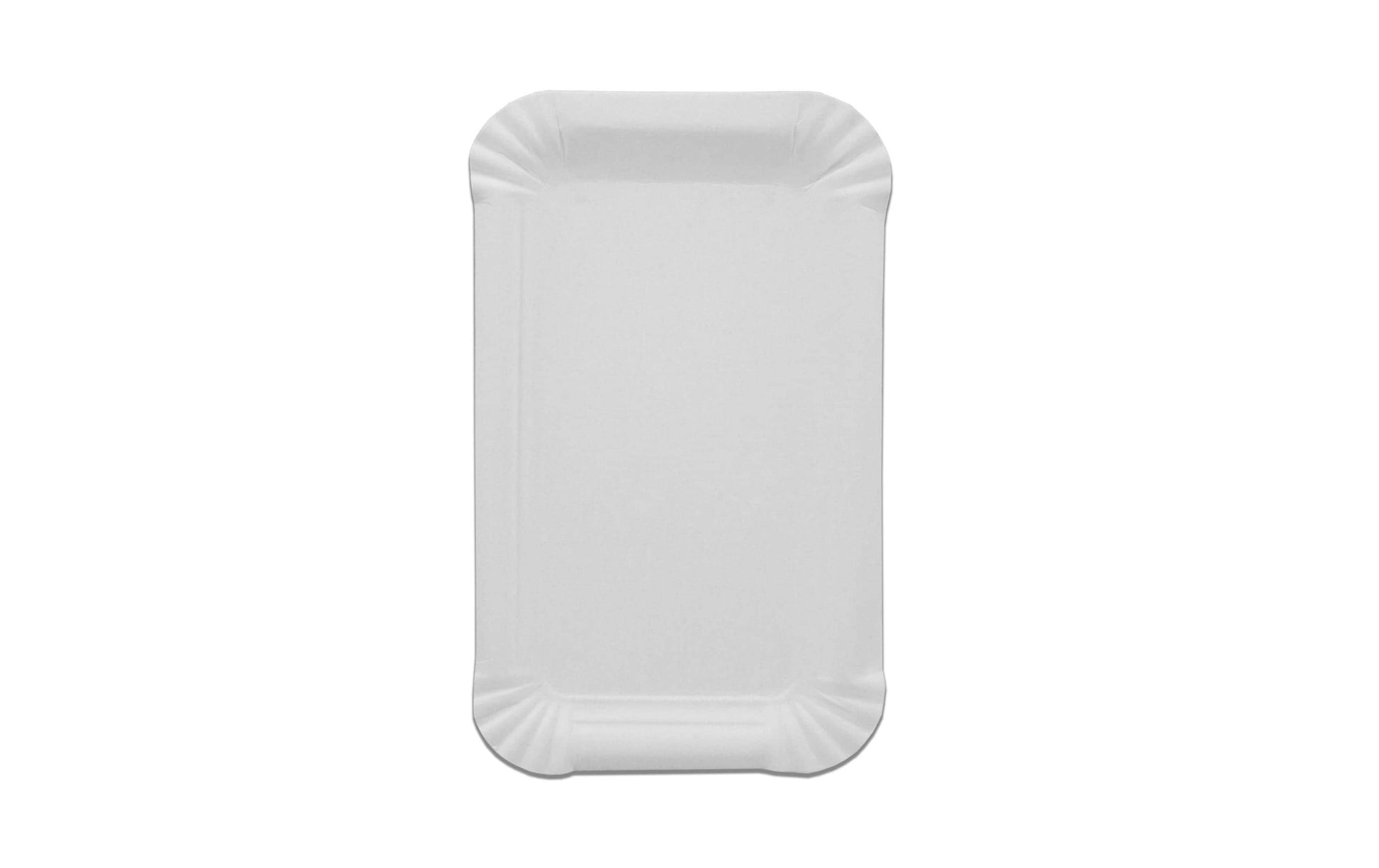 Papstar Teller pure, Papier, rechteckig – 9 × 15 cm – FSC – 250 Stk.