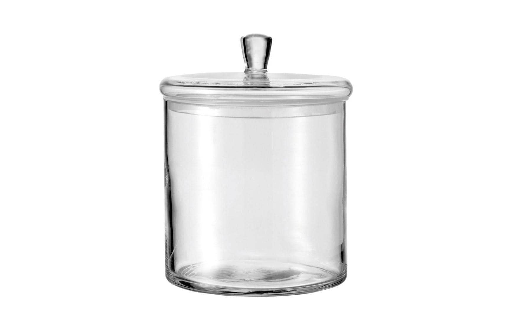 LEONARDO Vorratsdose 1,5 L, Ø 14,7 × 12 cm, Glas, Transparent