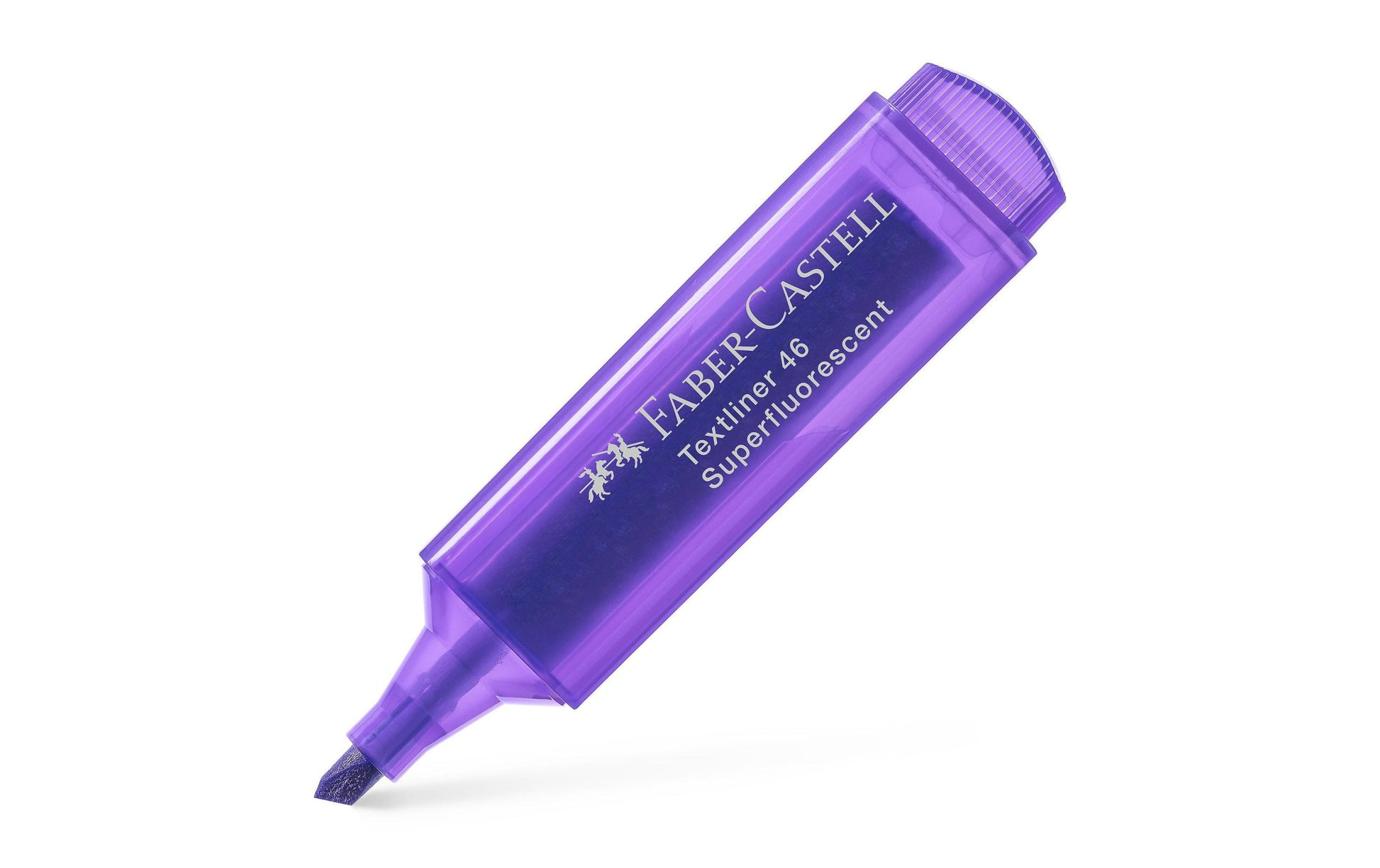 Faber-Castell Textmarker Violett – Keilspitze, 1–5 mm, nachfüllbar