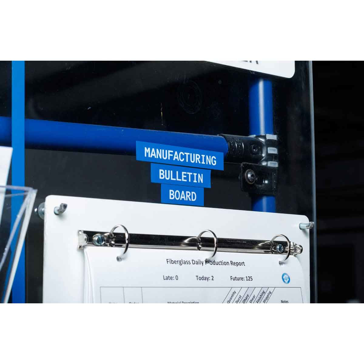 Brady BMP21 Vinyl-Industrieband – blau – 10 mm × 6,4 m, Vinyl, glänzend – für Brady BMP21/M210/M211